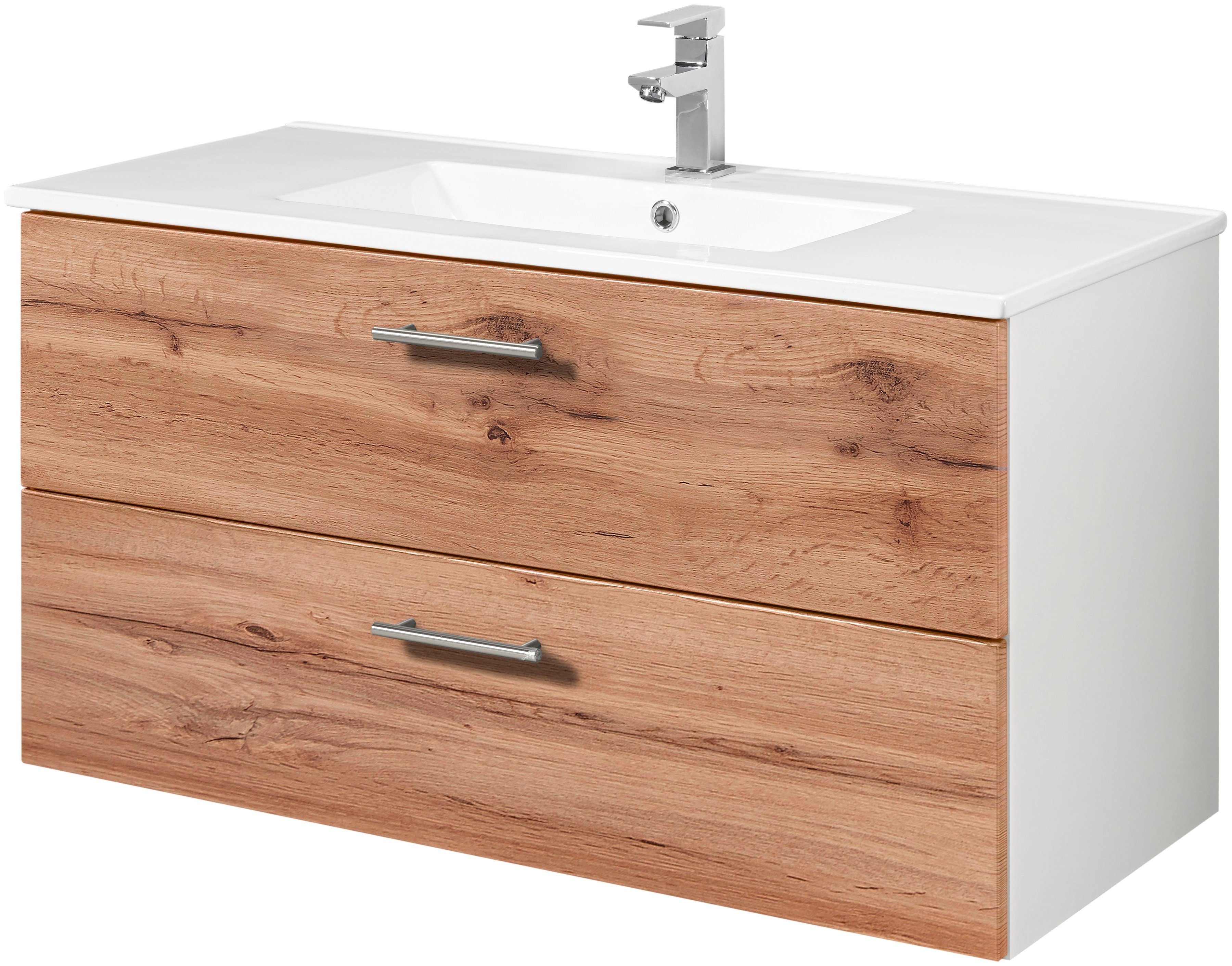 welltime Waschtisch Trento in verschiedenen Ausführungen Unterschrank inkl. günstig online kaufen