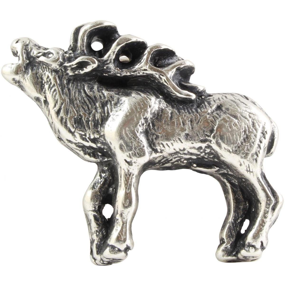 Gürtelschnalle Hirsch 4,0 cm - Buckle Wechselschließe Gürtelschließe 40mm - für Jagd-