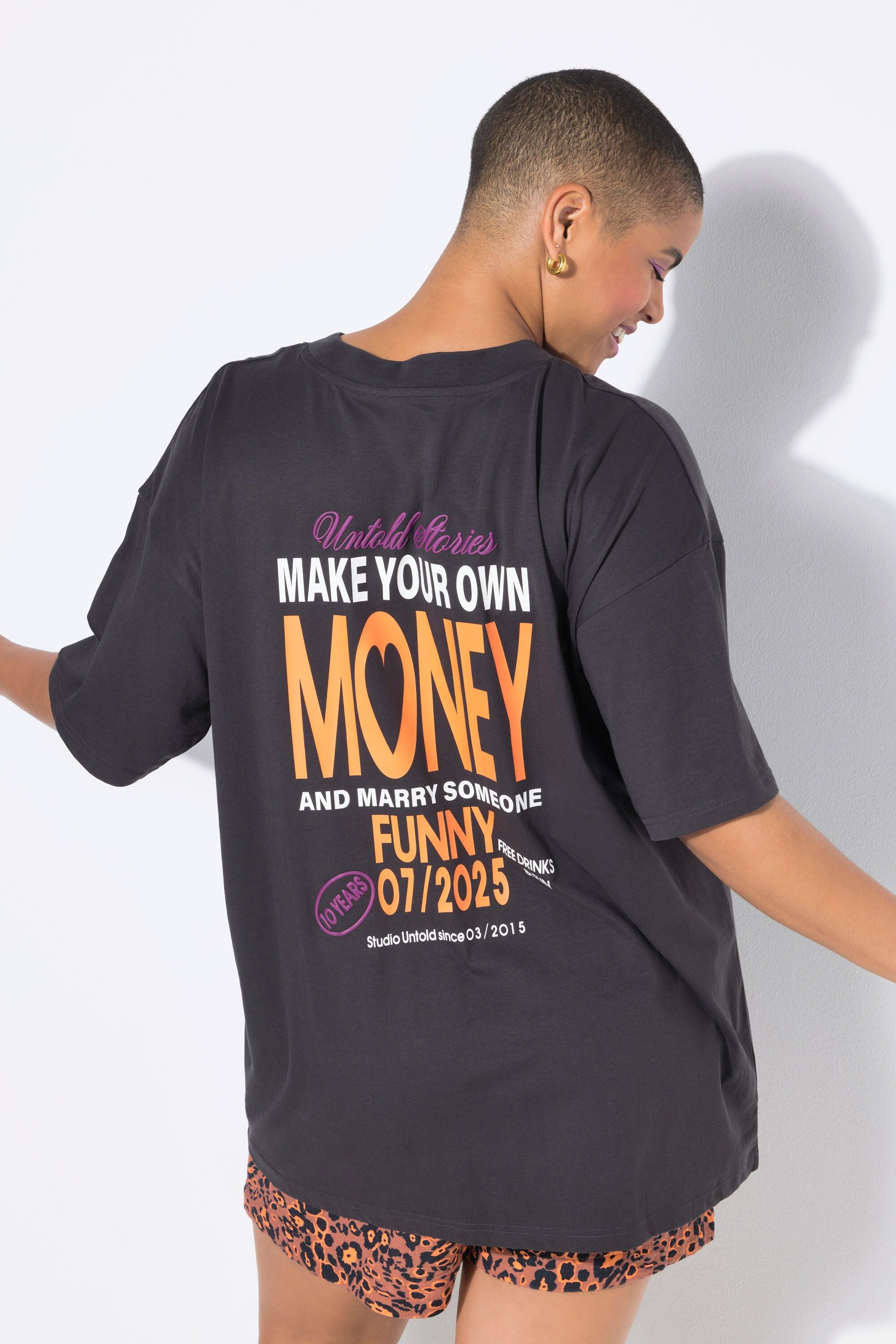 Studio Untold T-Shirt T-Shirt oversized Writing-Print