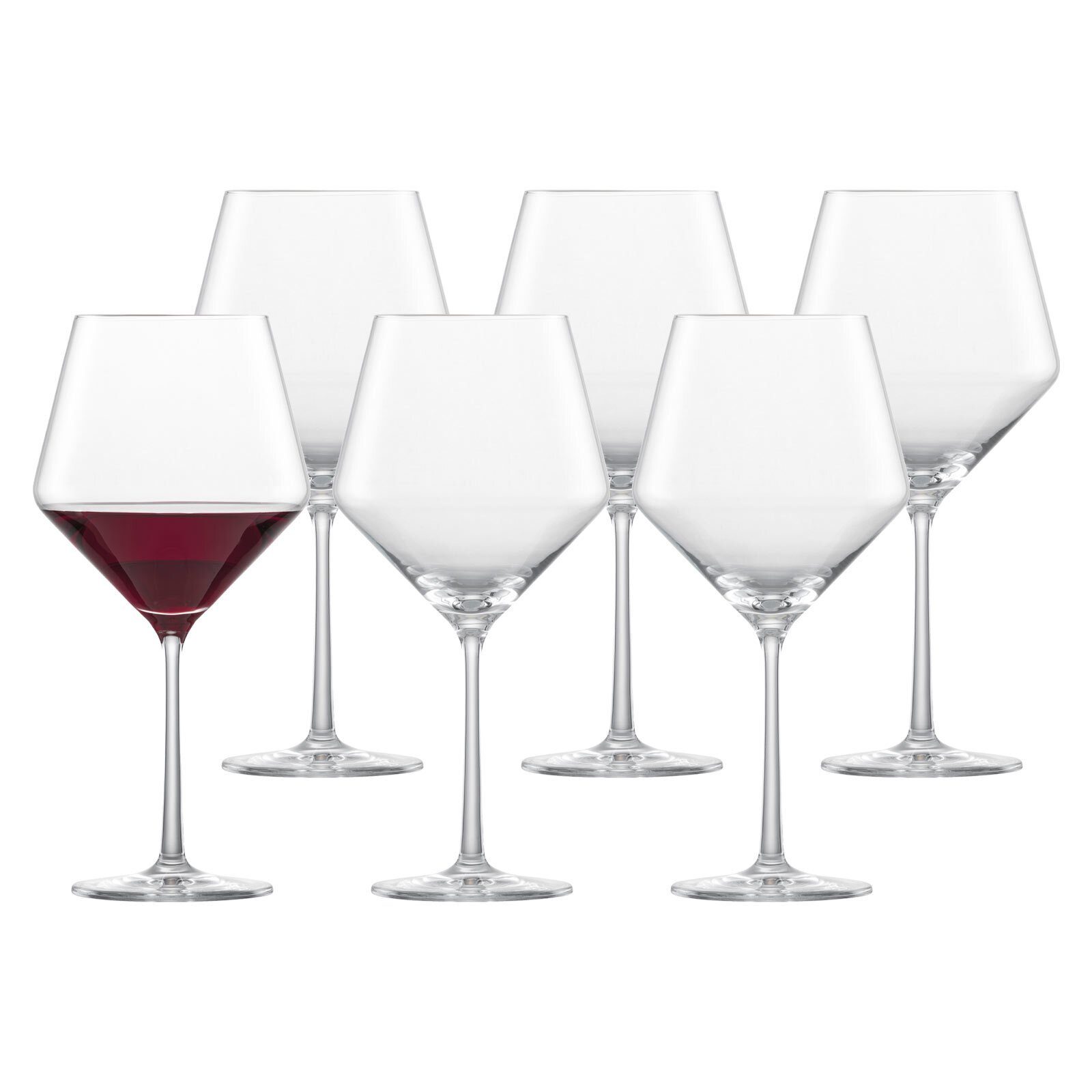 Zwiesel Glas Rotweinglas Pure Burgundergläser 692 ml 6er Set, Glas