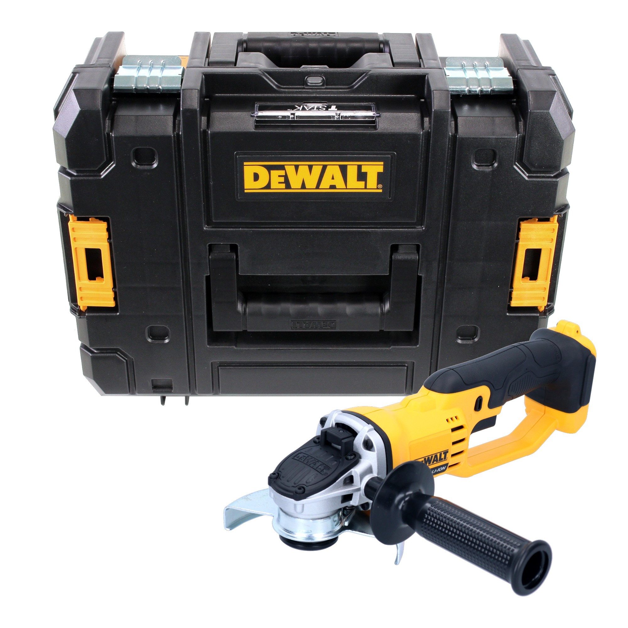 DeWalt Akku-Winkelschleifer DCG 412 NT 18 V 125 mm + TSTAK - ohne Akku, ohne Ladegerät