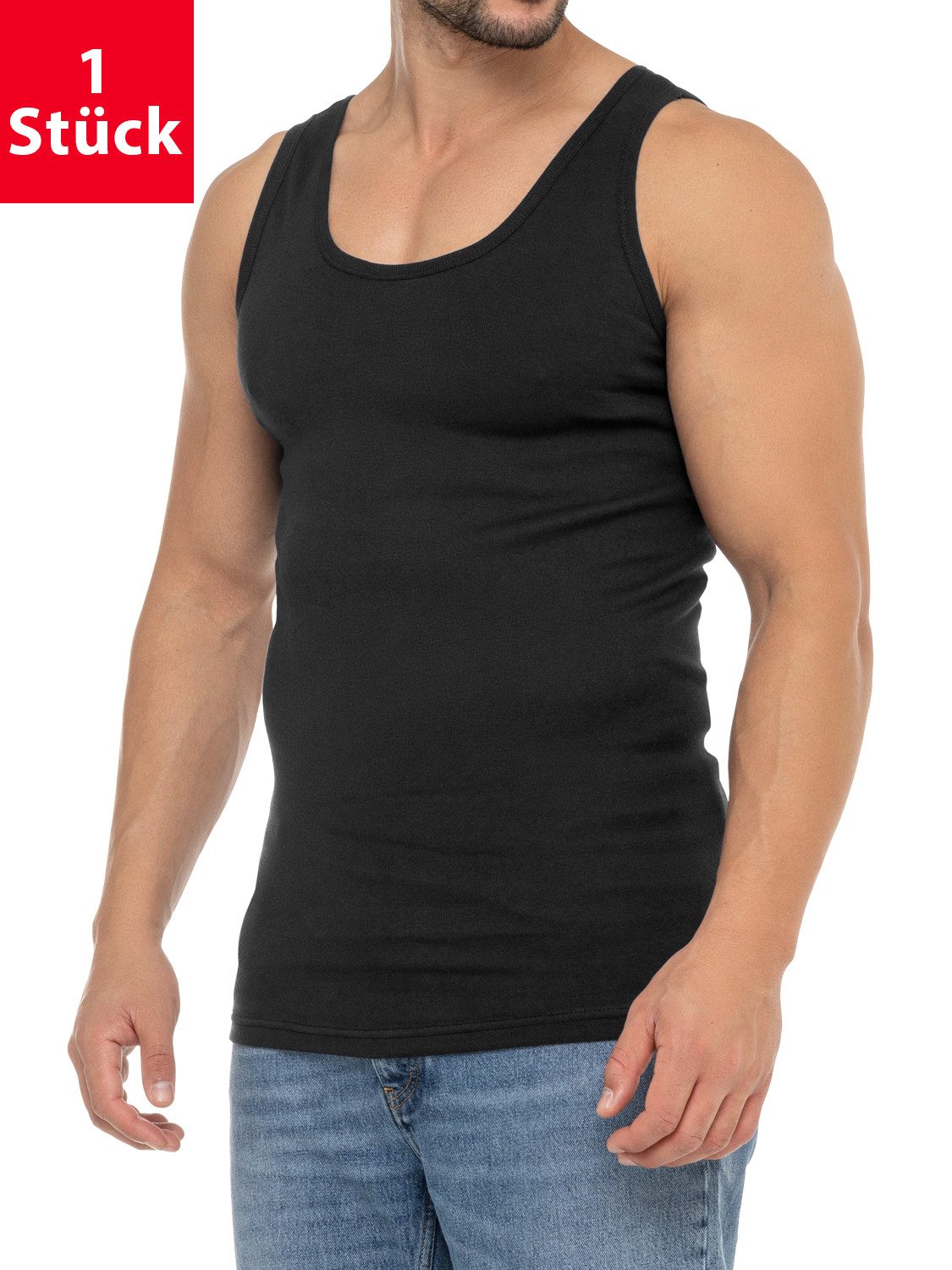 Unterhemd Herren Business Tank Top Achselhemd aus Baumwolle