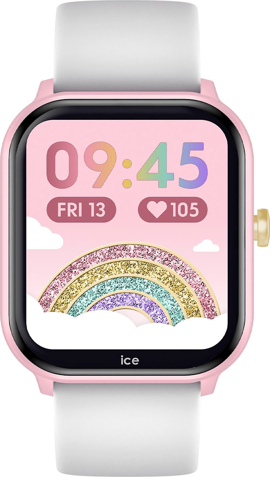 ice-watch ICE smart junior 2.0 Smartwatch, Armbanduhr, Mädchenuhr, Kinderuhr, Silikonarmband, Spiele, Sportprofil