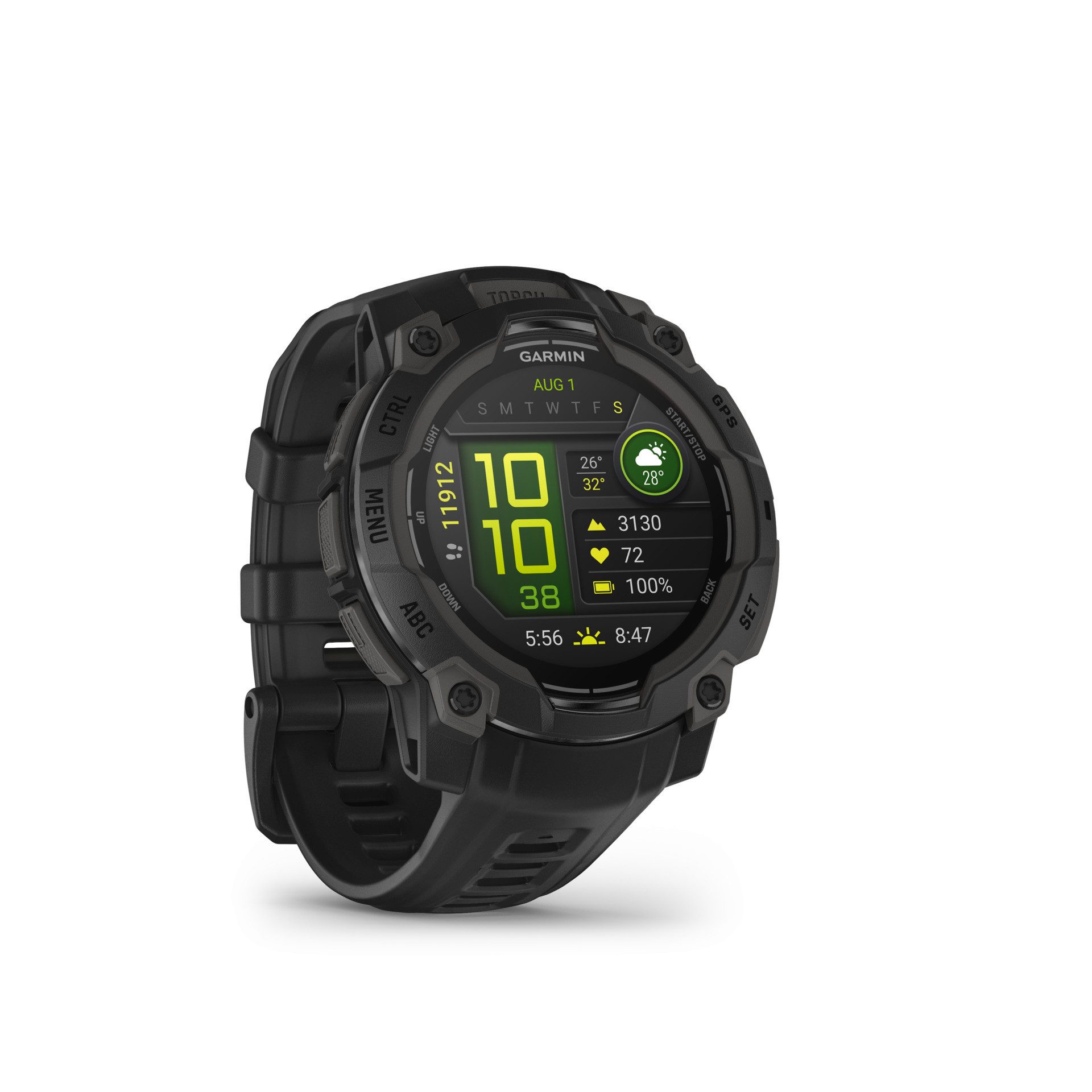 Garmin Instinct 3 AMOLED - 45 mm Smartwatch (3 cm/1,2 Zoll, Garmin)