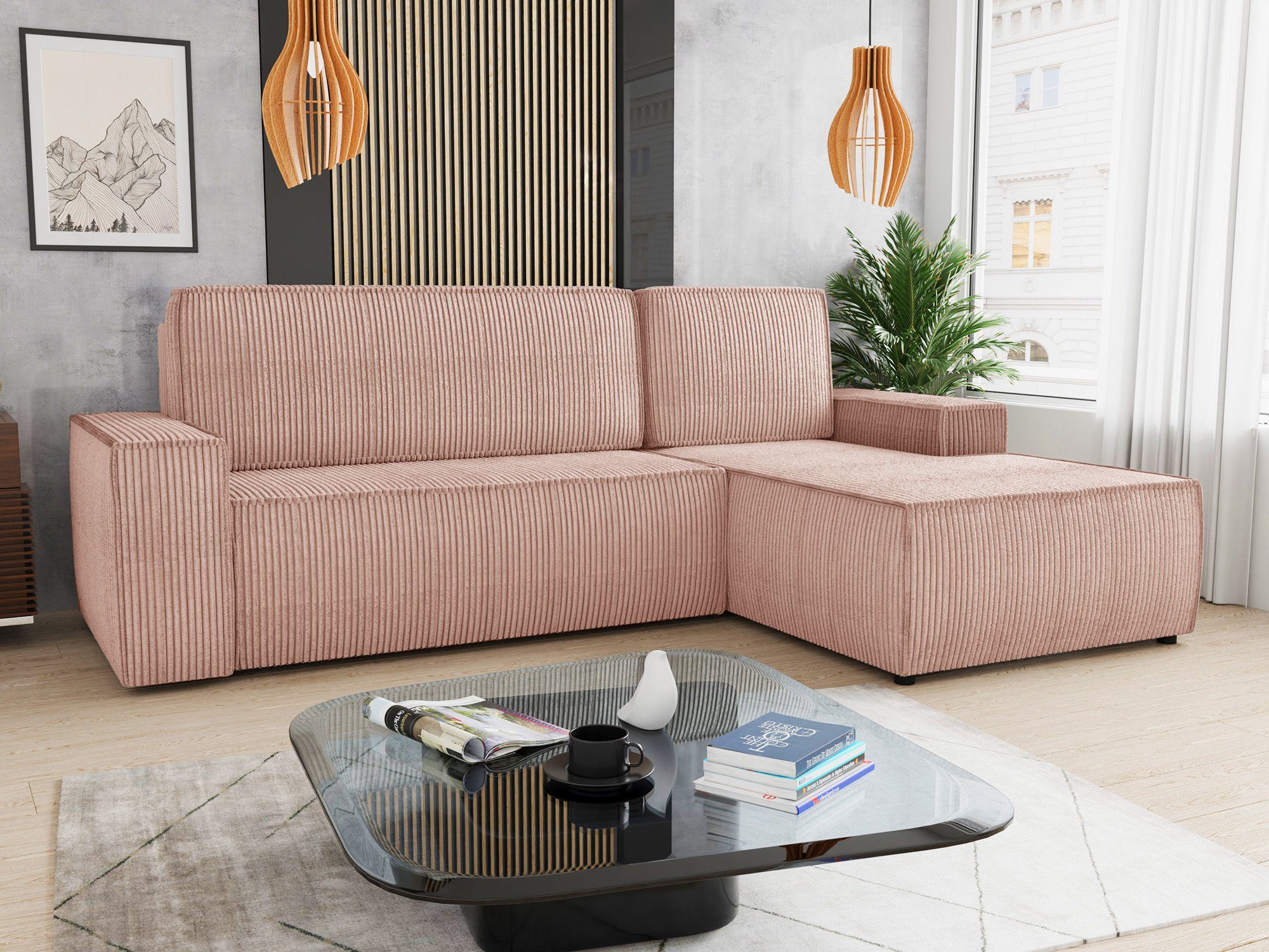 Sofnet Ecksofa Totti L, mit Schlaffunktion günstig online kaufen