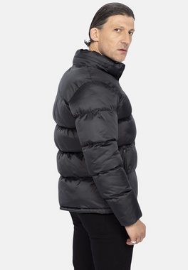 Schott NYC Steppjacke Jacke Puffer jacket IDAHO mit versteckter Kapuze (1-St)