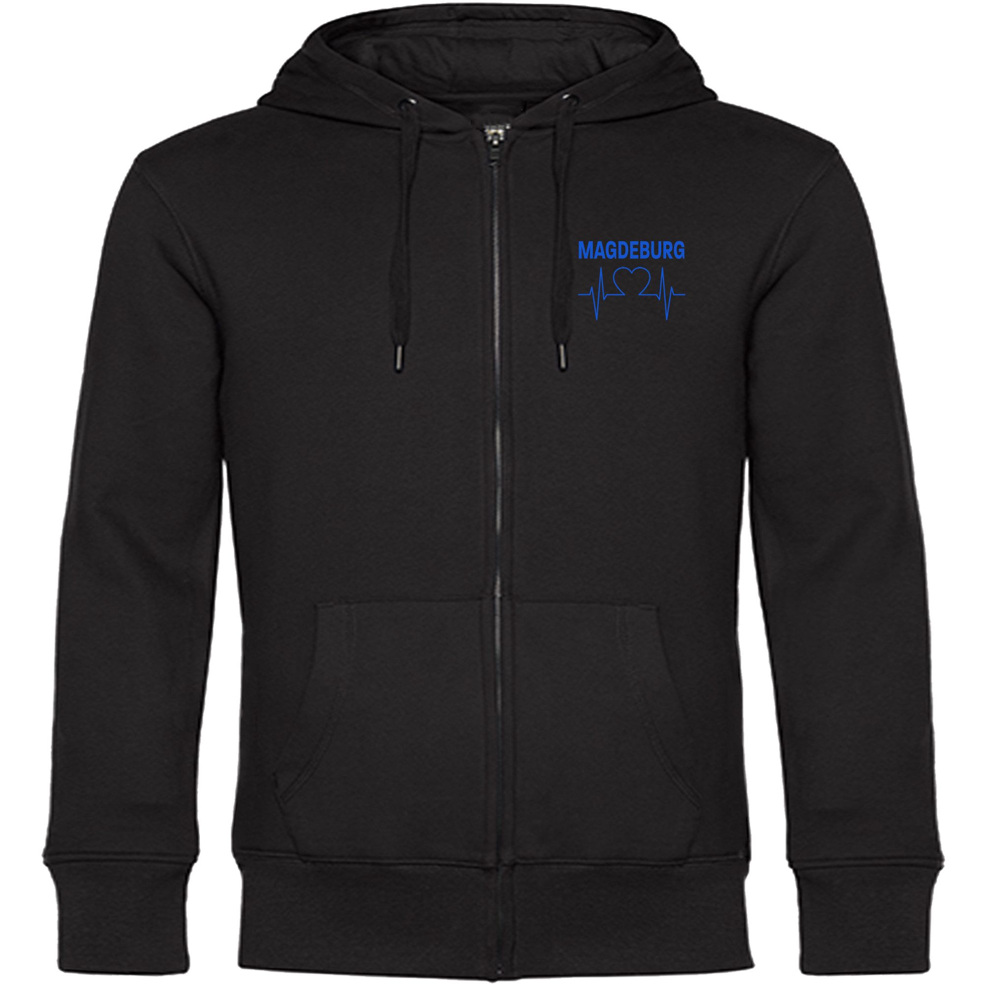 Kapuzensweatjacke Magdeburg - Herzschlag - Sweat