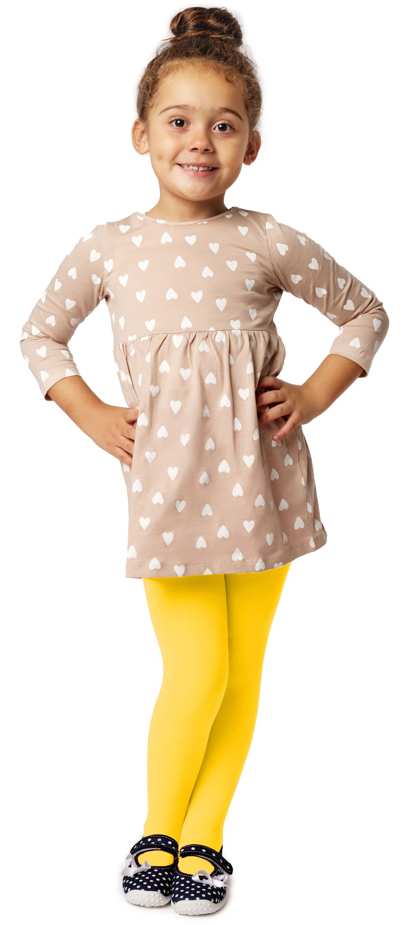 Merry Style Strumpfhose 3er Pack Kinder Strumpfhose für Mädchen Microfaser 60 DEN WL-010 60 DEN (1 St)