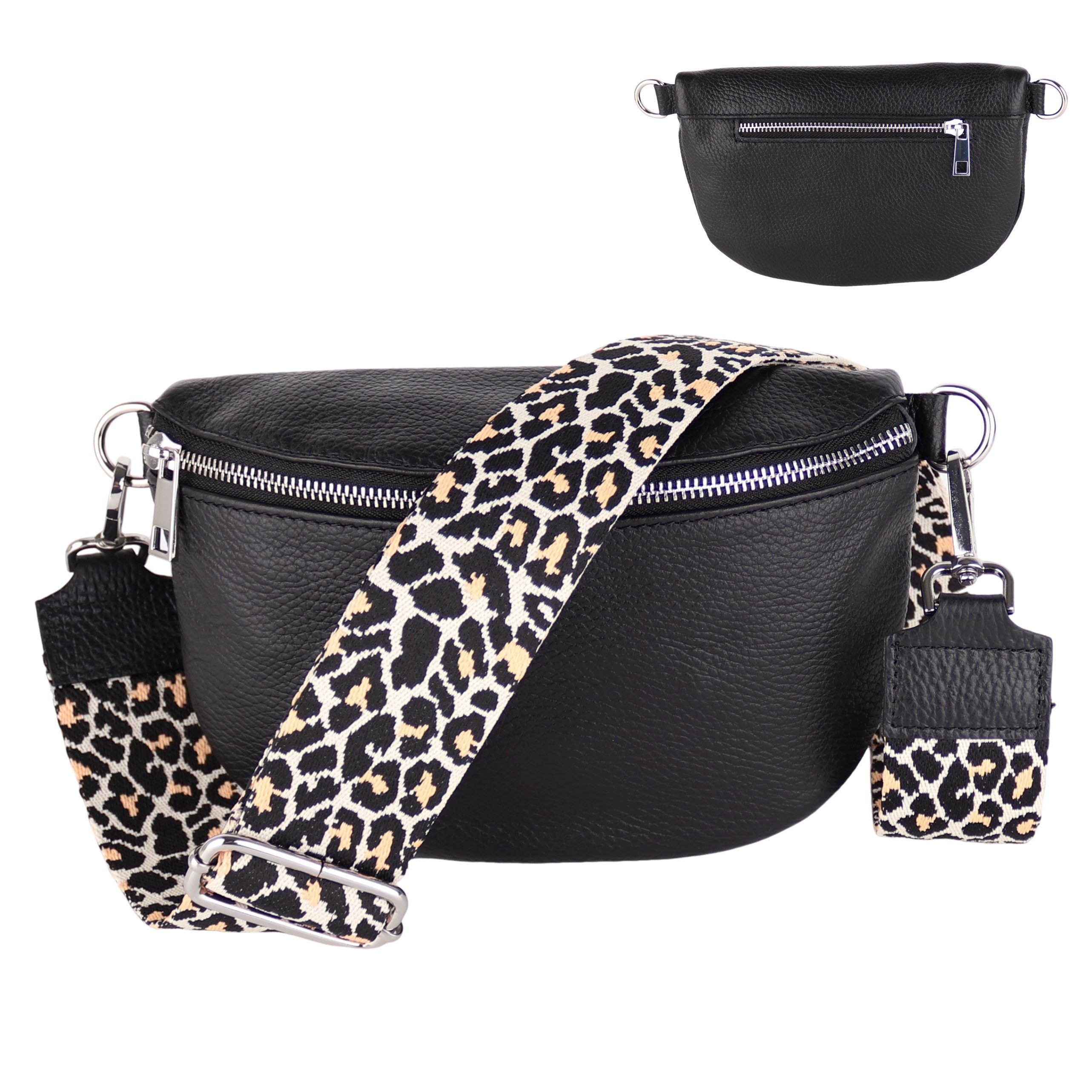 MIRROSI Bauchtasche Damen Echtleder, Made in günstig online kaufen