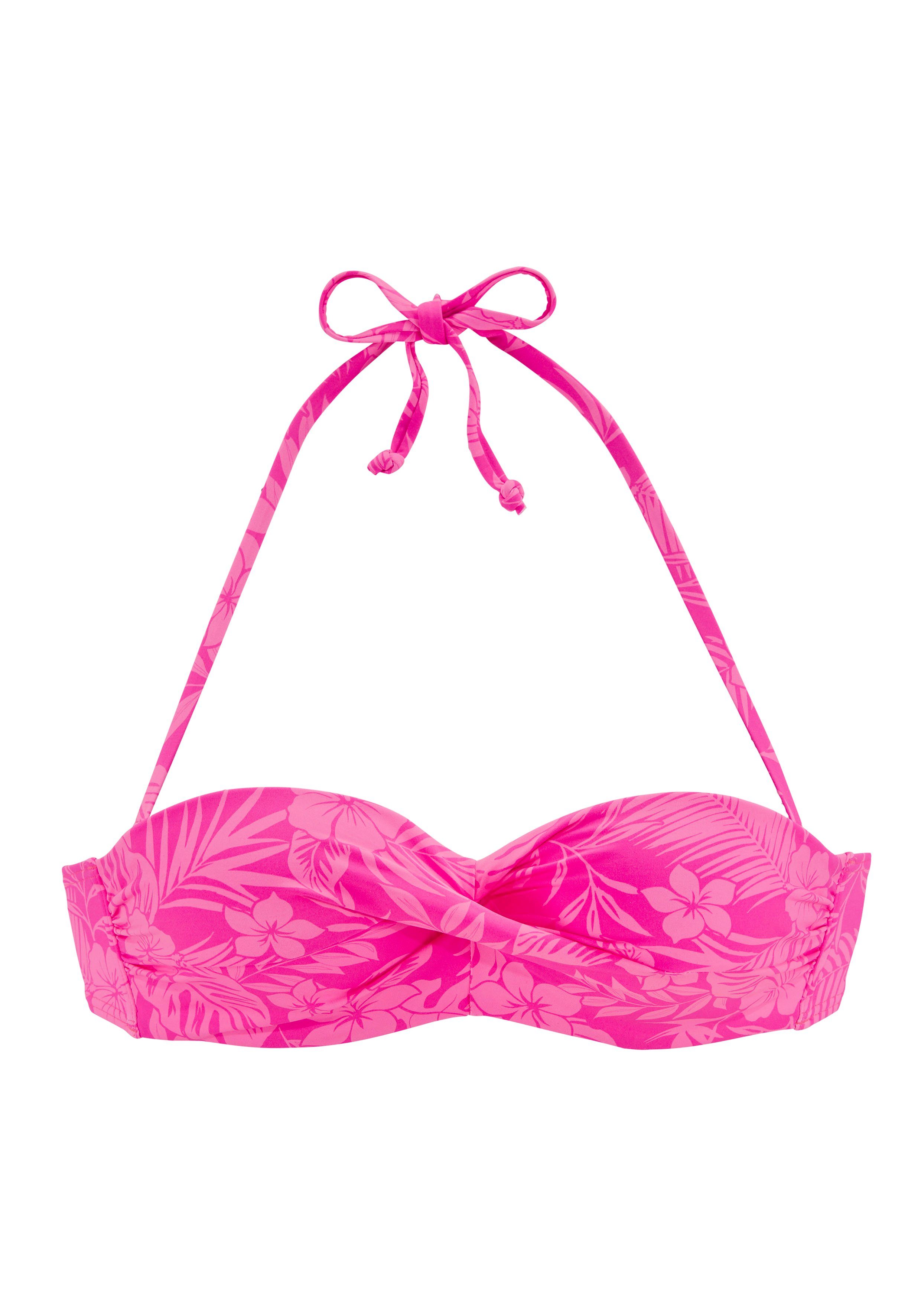 Venice Beach Bügel-Bandeau-Bikini-Top Moloka, Abnehmbare Träger günstig online kaufen