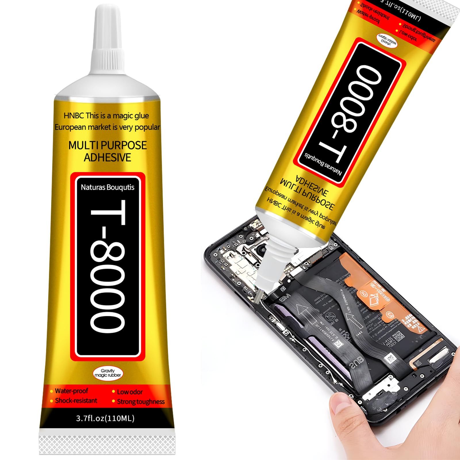 YI Bastelkleber T-8000 Handy Display Kleber,Bastelkleber,Kunststoff Glue, (1-tlg)