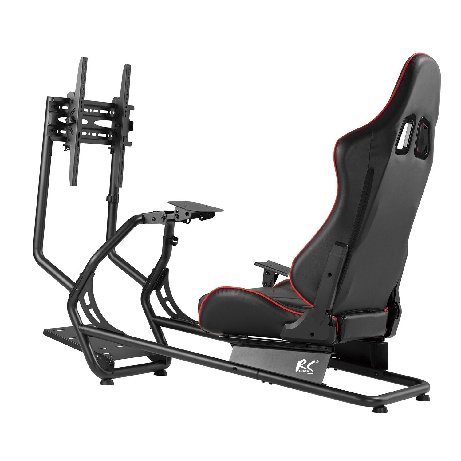 NanoRS Gaming Chair RS160, Sportsitz - Lenkradhalterung - TV-Halterung Rennsimulator Cockpit