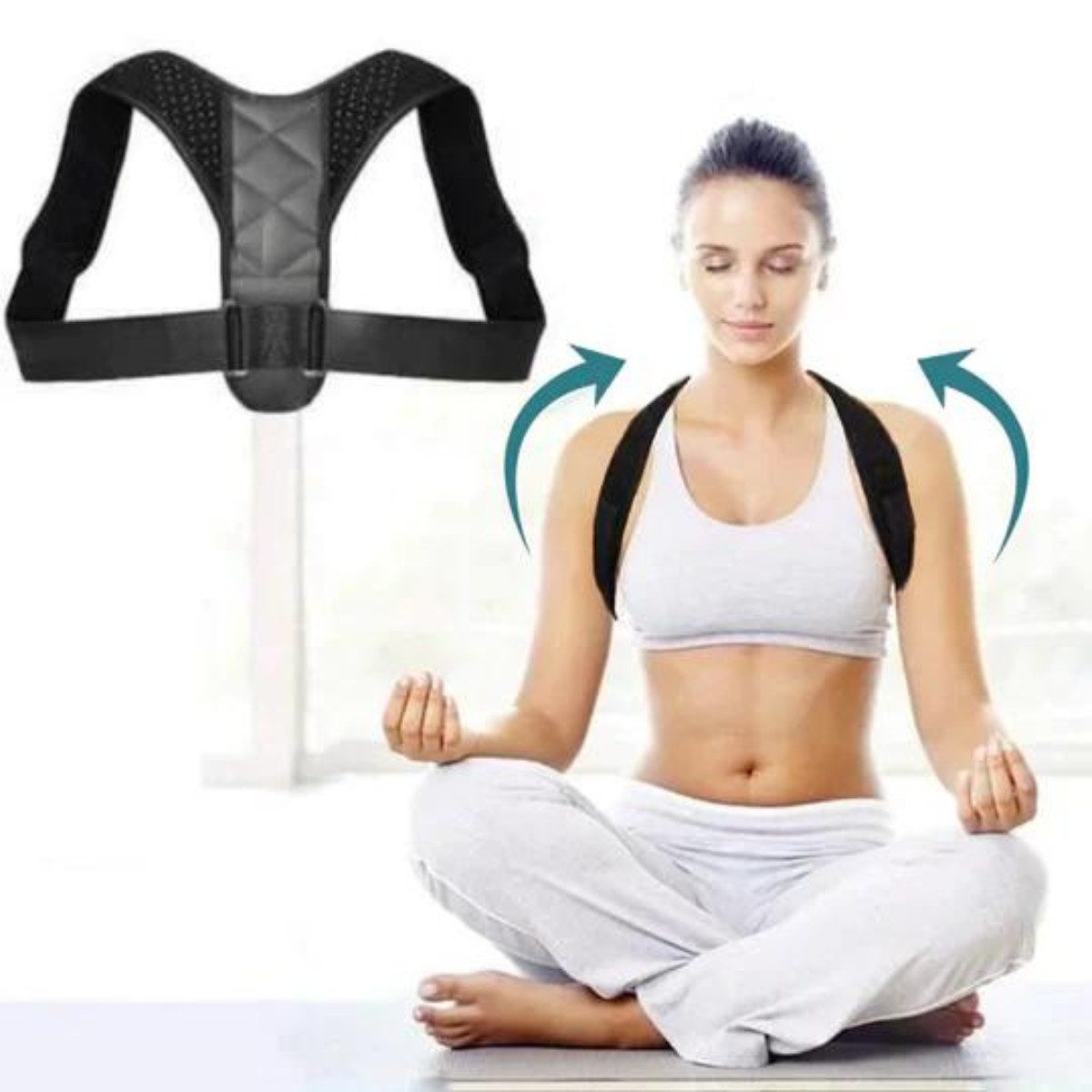 HEALTHSON Haltungskissen BackHelper® - Verbesserte Haltung und Wohlbefinden! - Das Original