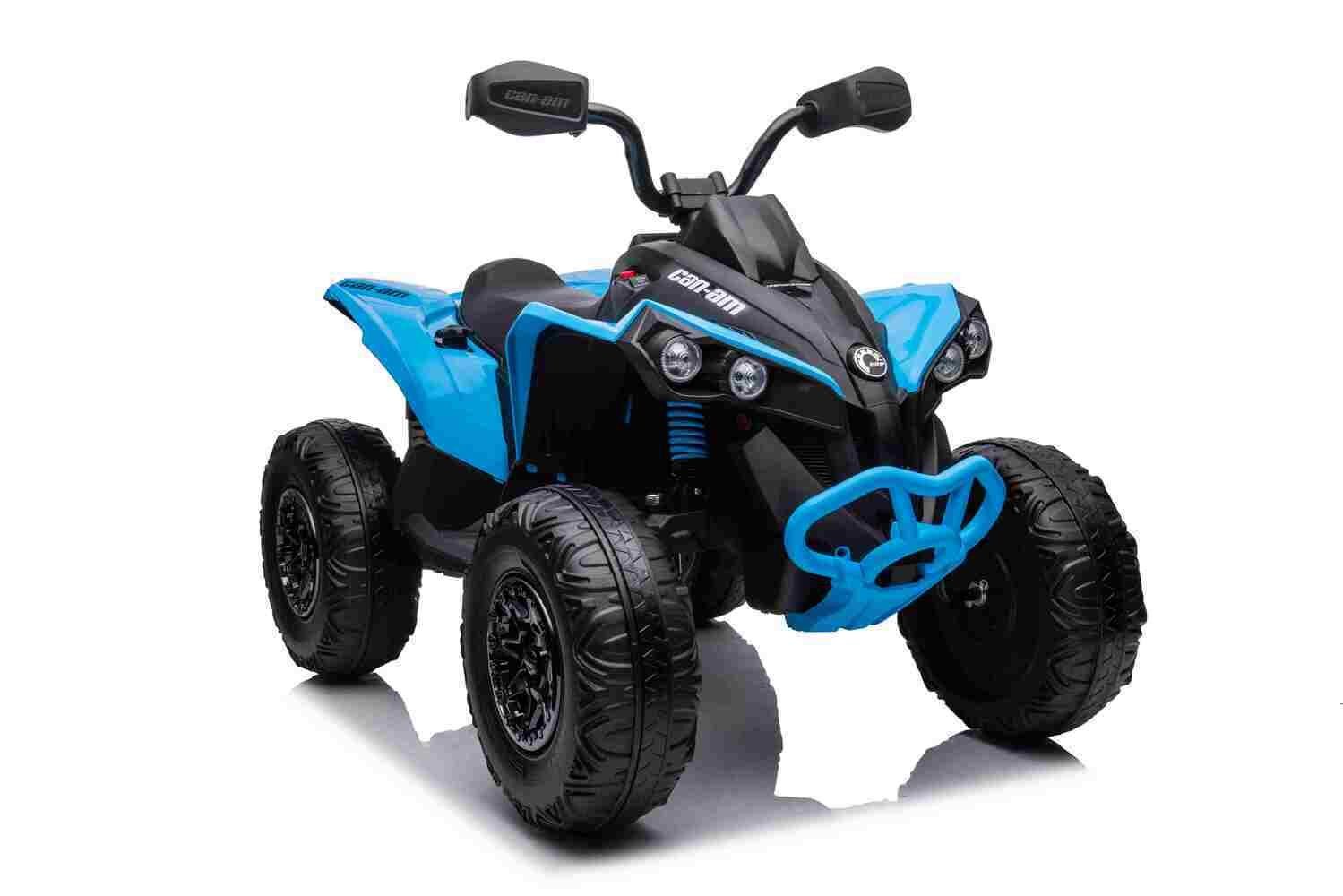 BoGi Elektro-Kinderquad Can-am ATV Quad Kinderfahrzeug Elektrofahrzeug Elektroquad 4x4 Antrieb Blau