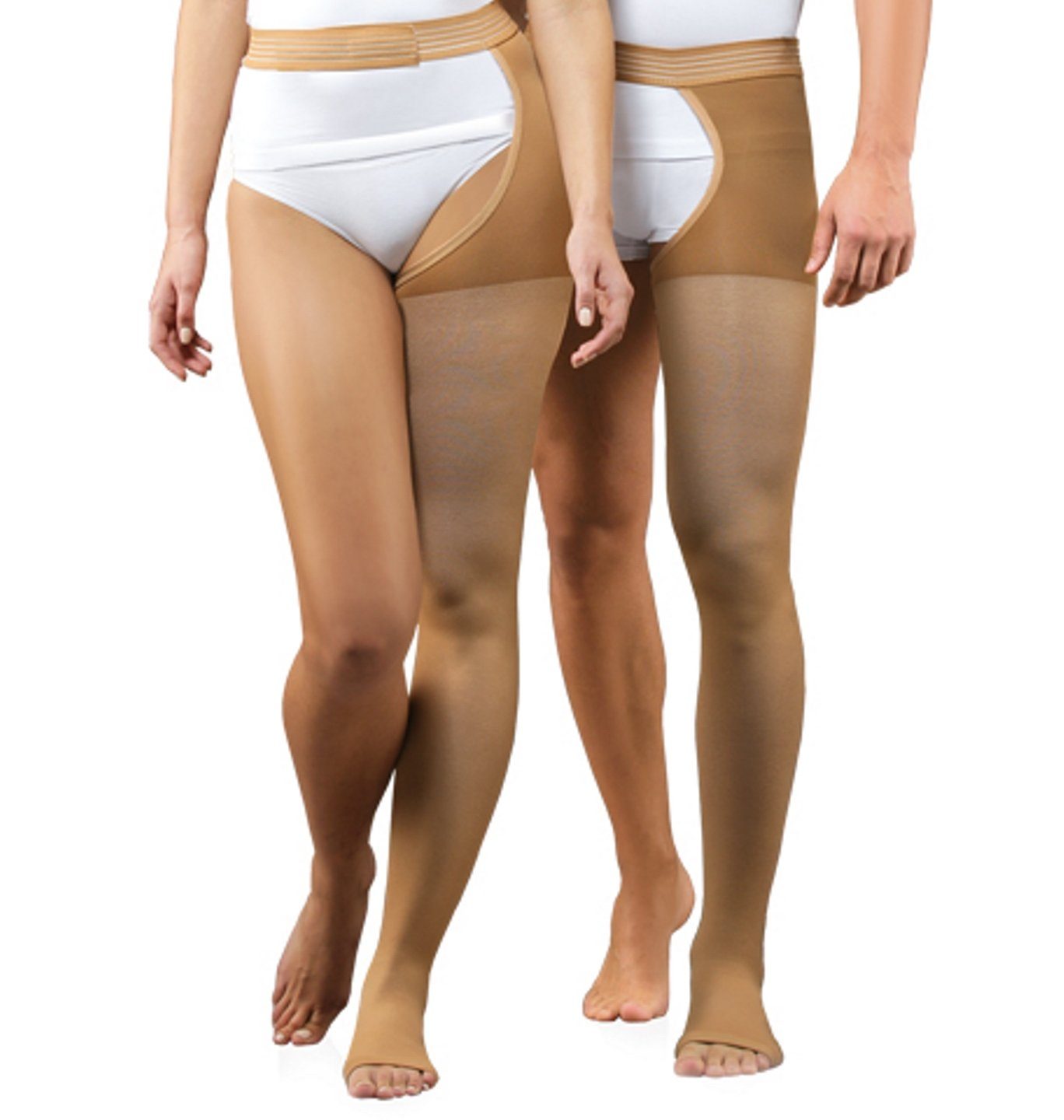 Tonus Elast Strümpfe Stütz Strumpf Kompression Zehen offen Kl2 0403-01L günstig online kaufen