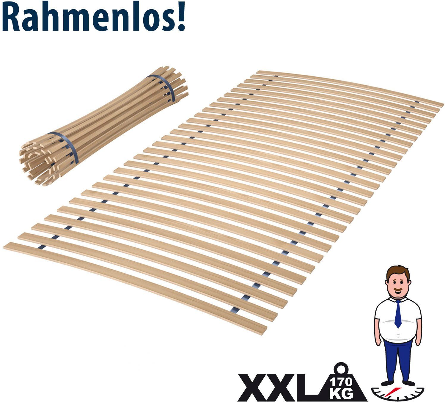 Rollrost, »Basic Comfort«, Jekatex, 28 Leisten, Kopfteil nicht verstellbar, Fußteil nicht verstellbar, Belastbar bis 200kg