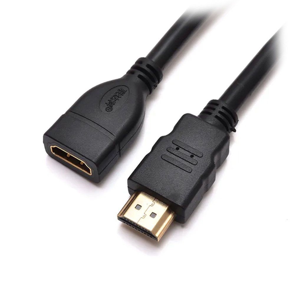 Bolwins B40 HDMI Verlängerungskabel 30cm Stecker auf Buchse 1080p Adapter Computer-Kabel, HDMI, HDMI (30 cm), HDMI Verlängerung