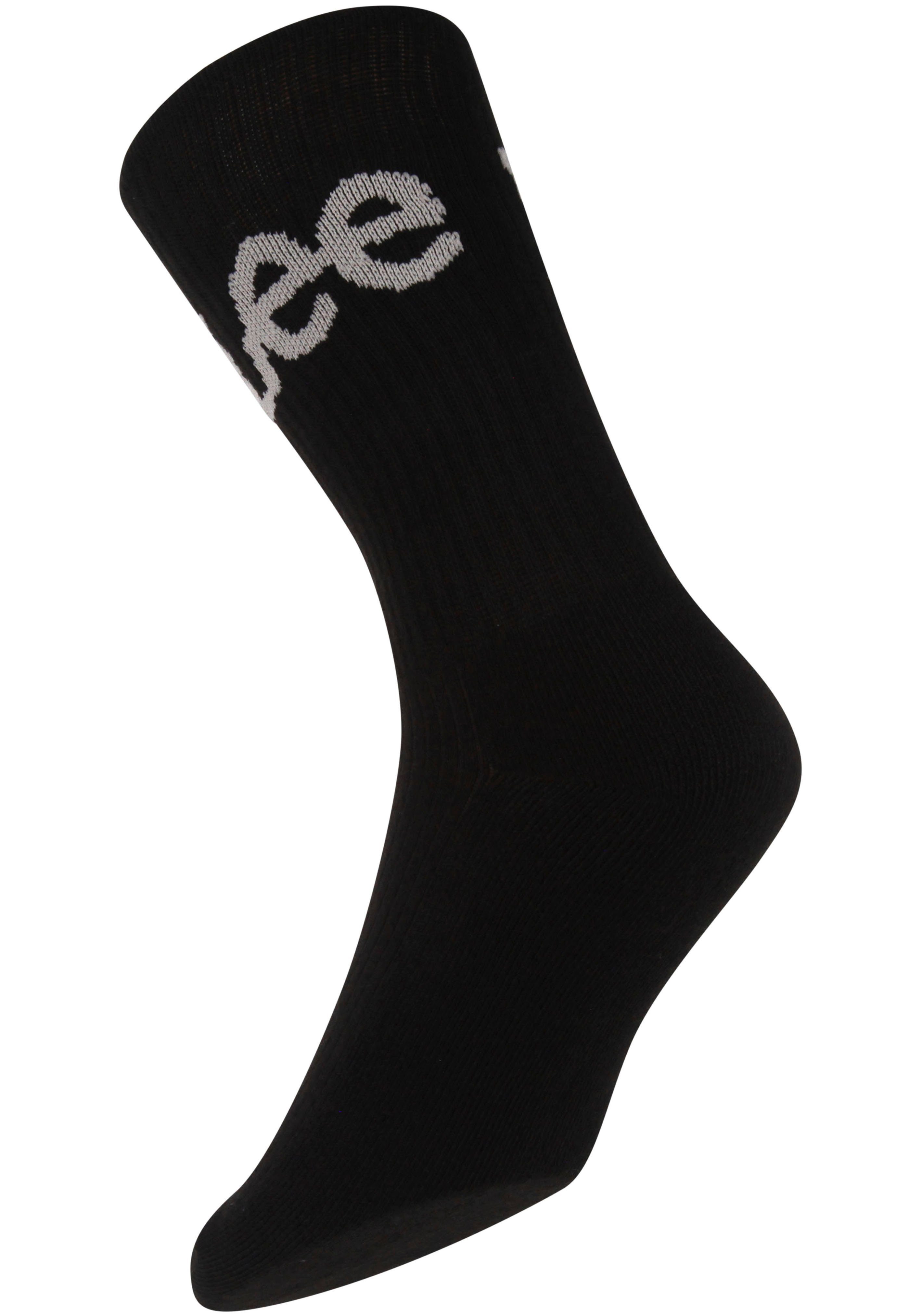 Lee® Sportsocken Socks Lee CROBETT Unisex Sports Black 3-Paar) (Packung,