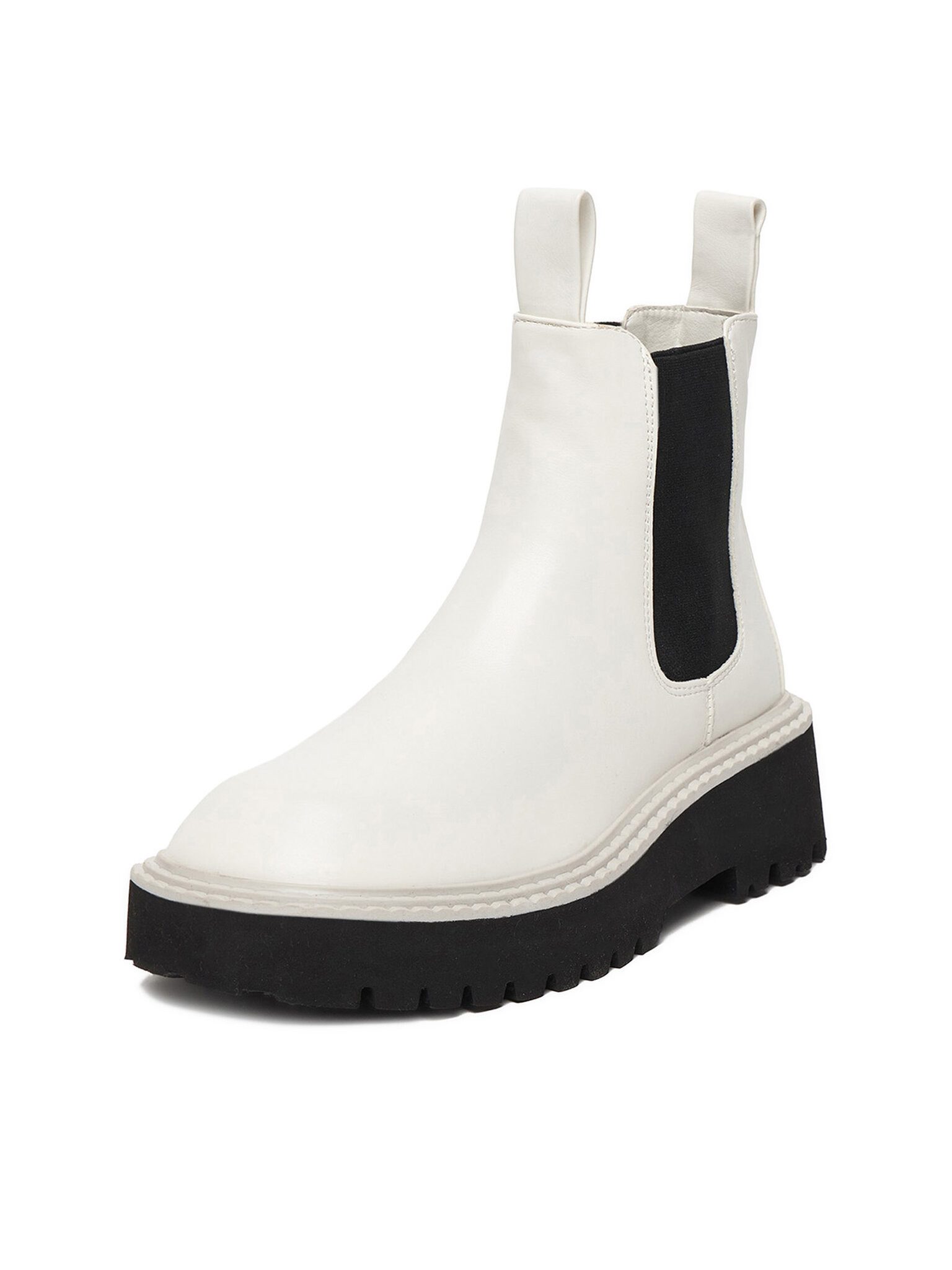 DeeZee Deezee Damen Chelsea Boots Weiß 88167 Chelseaboots