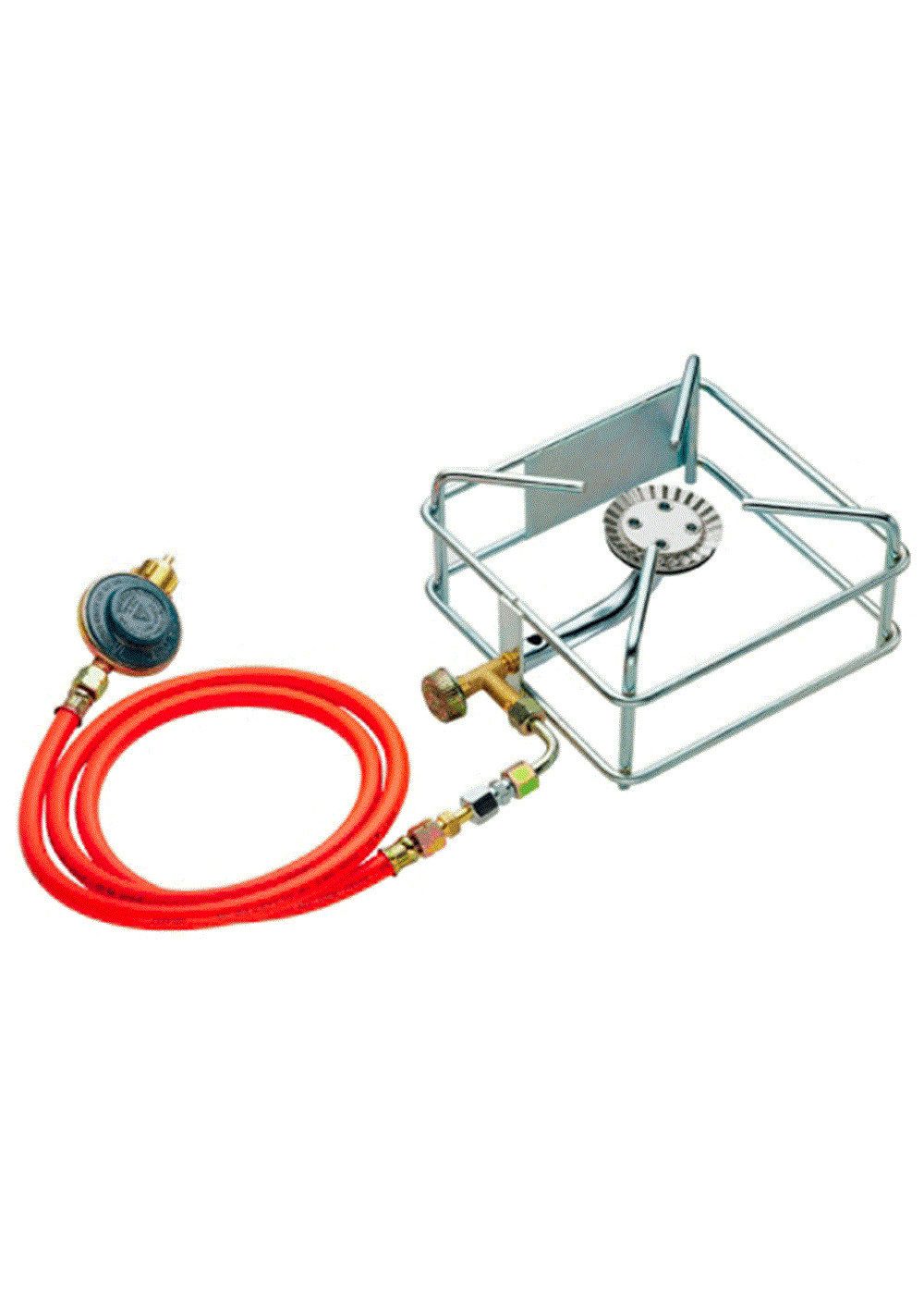 Peetz Gaskocher Peetz Gasheizung 2500 Watt mit Schlauch und Regler, (1-St)