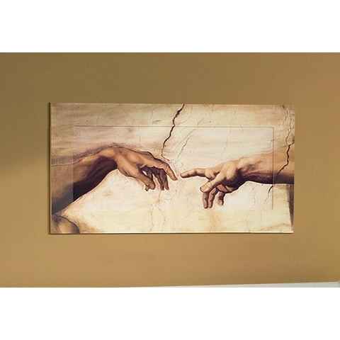 Home affaire Wandbild Hände, von Michelangelo, 100/50 cm