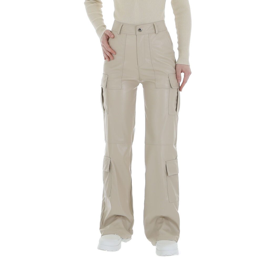 Ital-Design Lederimitathose Damen Freizeit (86365194) Glänzend Hose in Lede günstig online kaufen