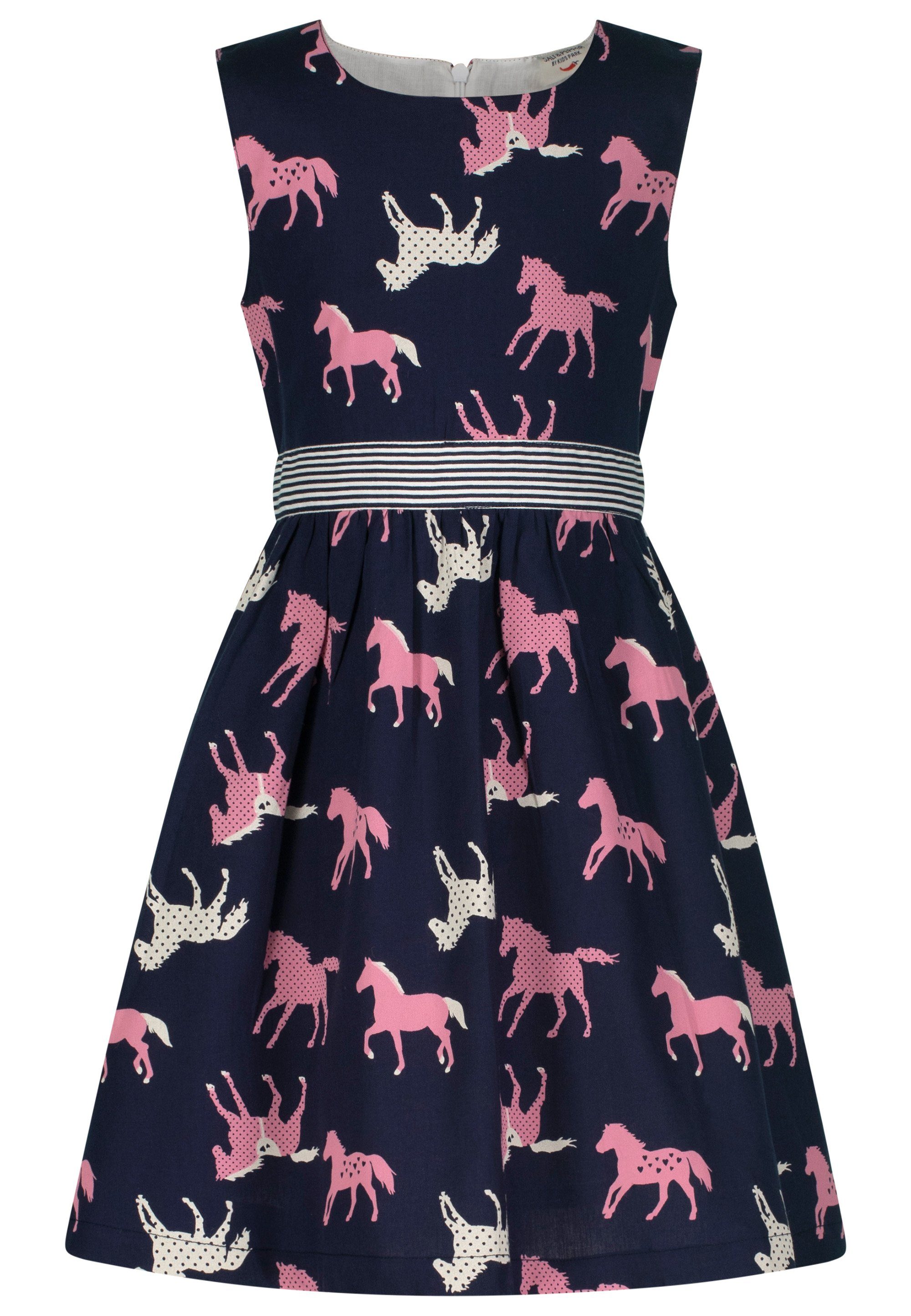 SALT AND PEPPER Jerseykleid Gewebt mit tollem Pferde-Alloverprint