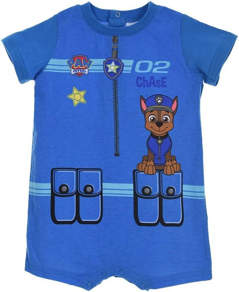 PAW PATROL Strampler Paw Patrol Strampler Body Jungen Feuerwehr Polizei