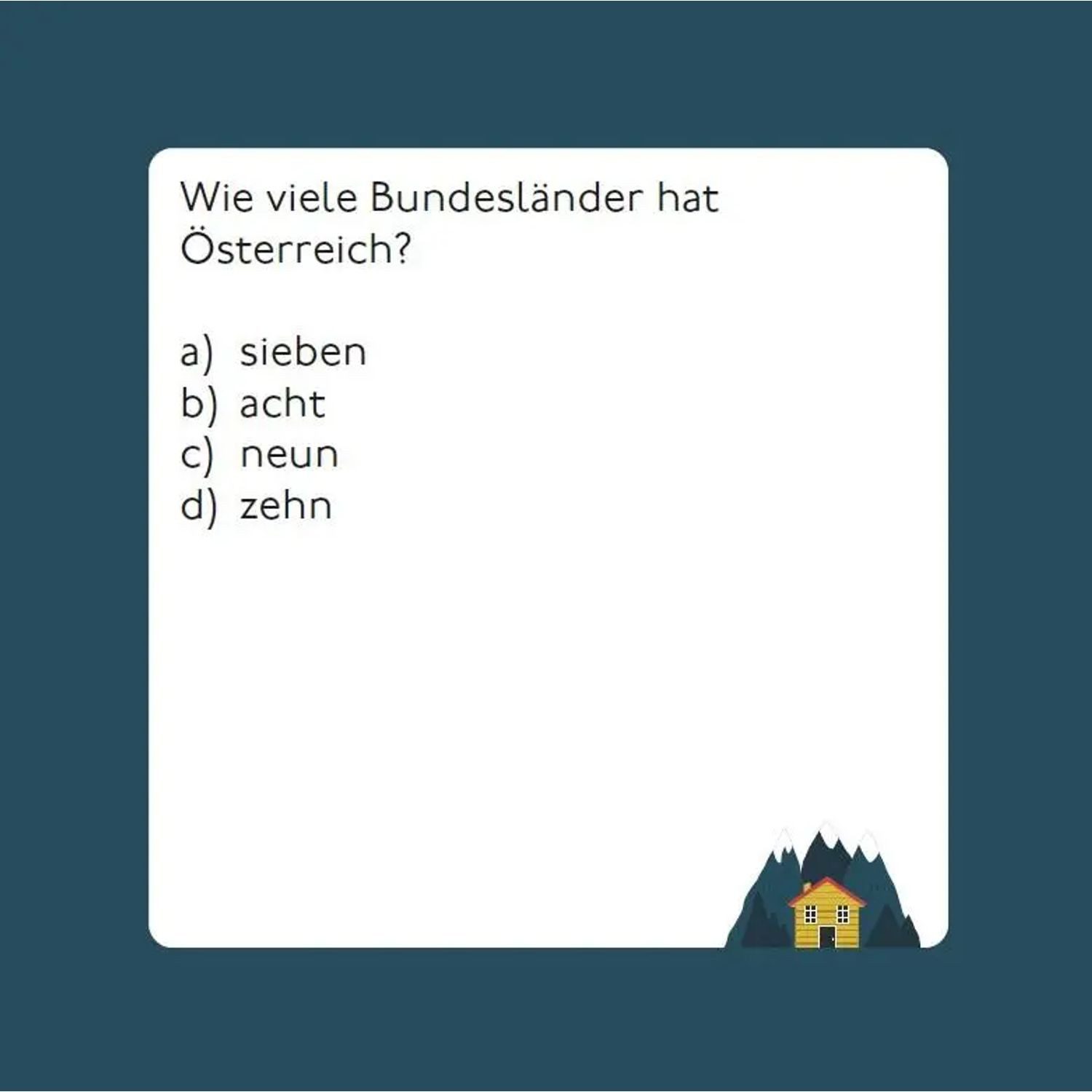 ars vivendi Spiel Das Österreich-Quiz (Neuauflage)