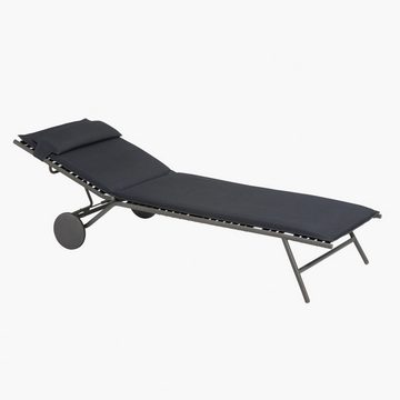 Lafuma Gartenlounge-Sessel Lafuma Miami II BeComfort® Sonnenliege Dark Grey LFM5173.8902