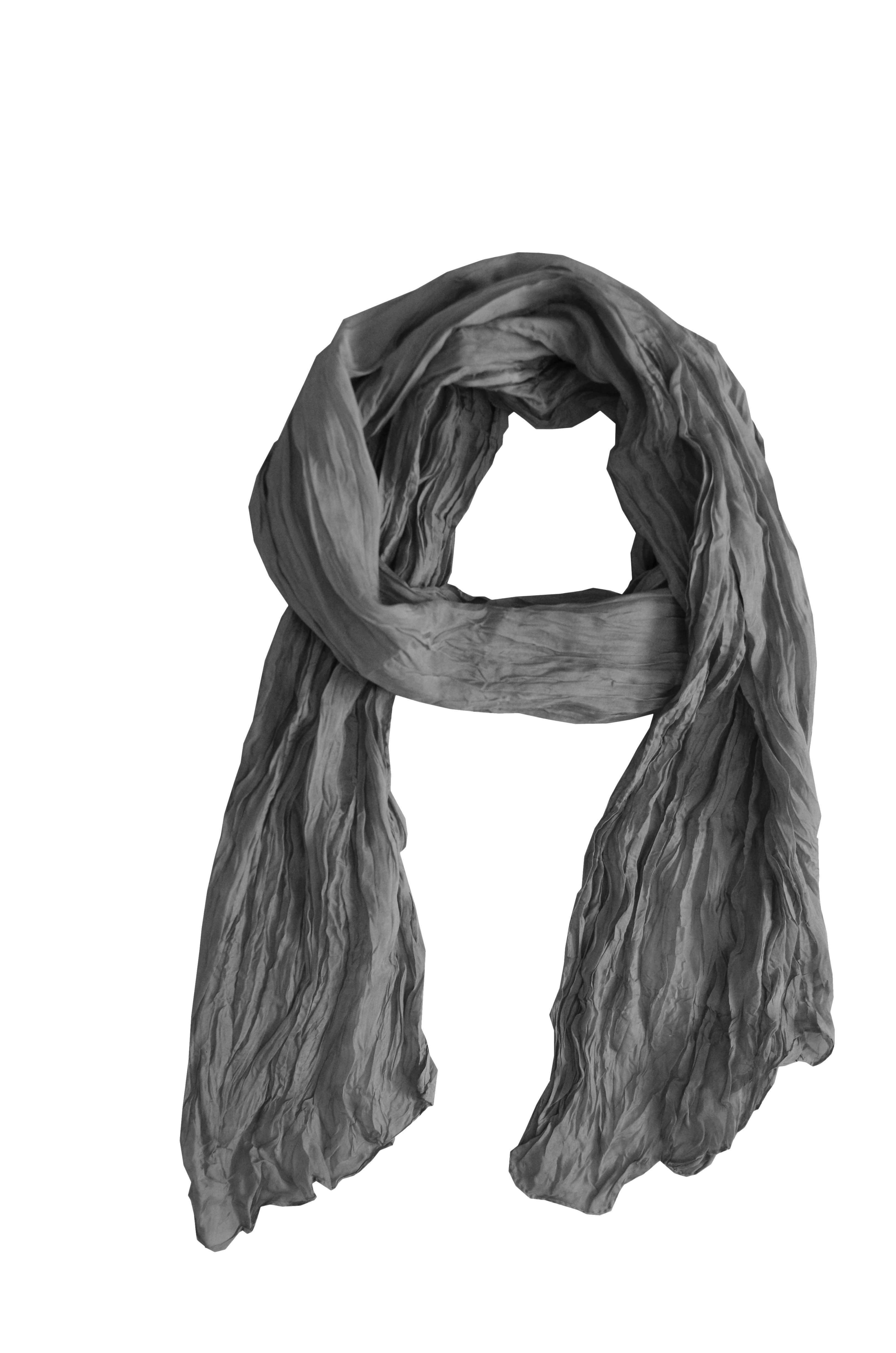 Posh Gear Seidenschal Seiden Schal wrinkle scarf aus 100% Seide