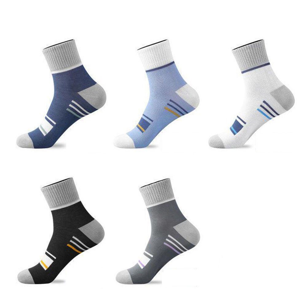 SCOHEAD Sportsocken Socken Herren & Damen Sportsocken (10-Paar, 2 Paar von jeder der 5 Farben) Kurz Laufsocken Mittellange Socken"