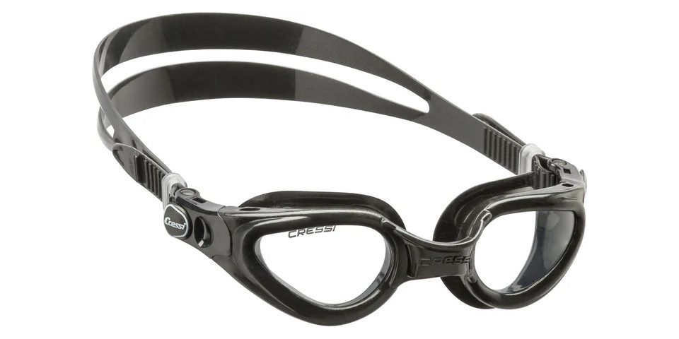 Cressi Schwimmbrille Right blue black/ clear lens