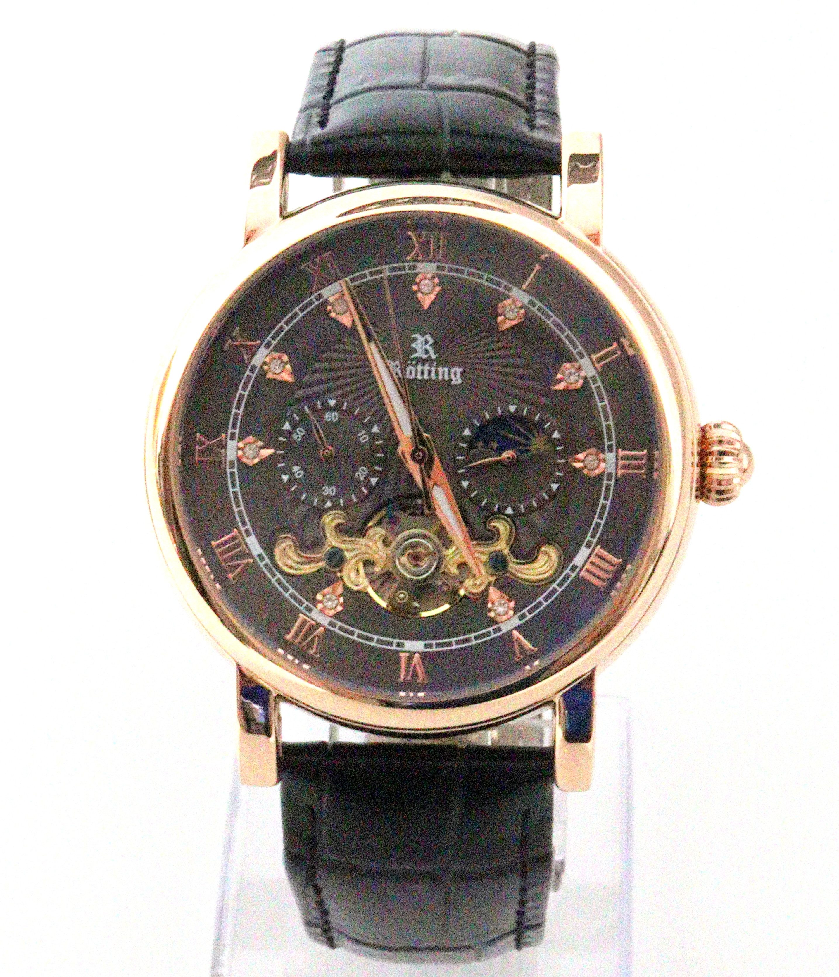 Rötting Design Automatikuhr Automatikuhr Herrenuhr Tag/Nacht günstig online kaufen