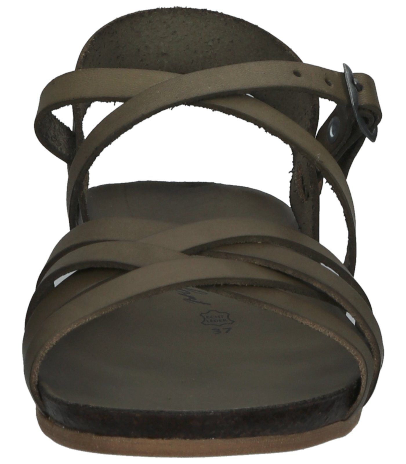 Sandalen COSMOS Grün Riemchensandalette Comfort Leder