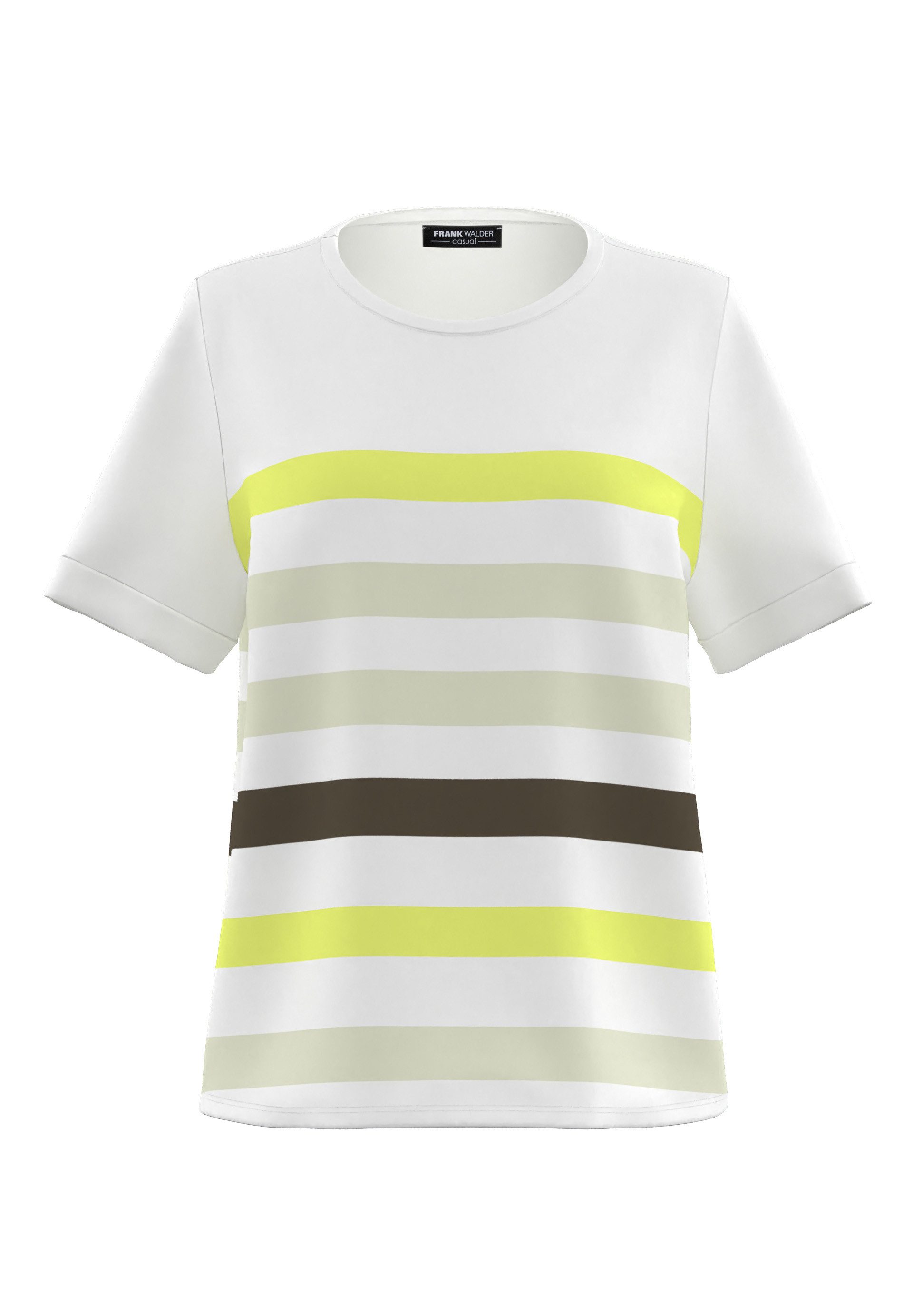 FRANK WALDER T-Shirt mit breiten Streifen