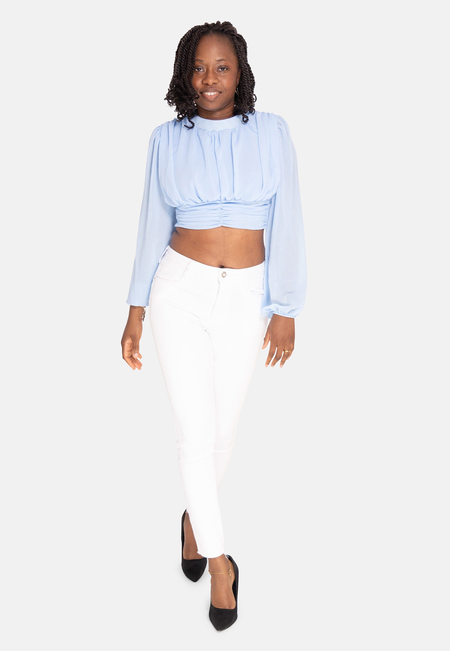 Elara Klassische Bluse Elara Damen Oberteil günstig online kaufen