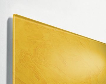 Sigel Magnettafel, Glas-Magnettafel Artverum Yellow Structure - 48 x 48 cm - gelb
