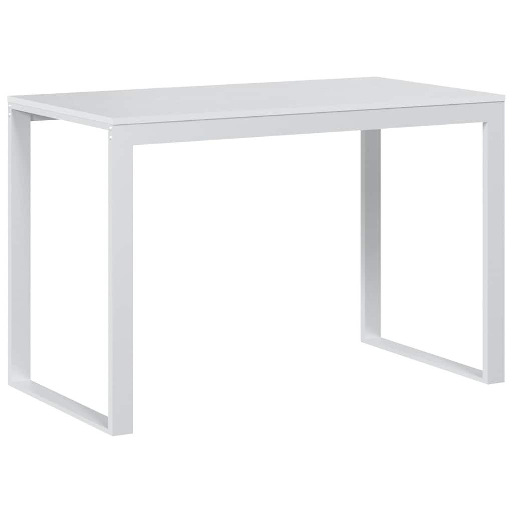 vidaXL Schreibtisch Computertisch Weiß 110x60x73 cm Holzwerkstoff