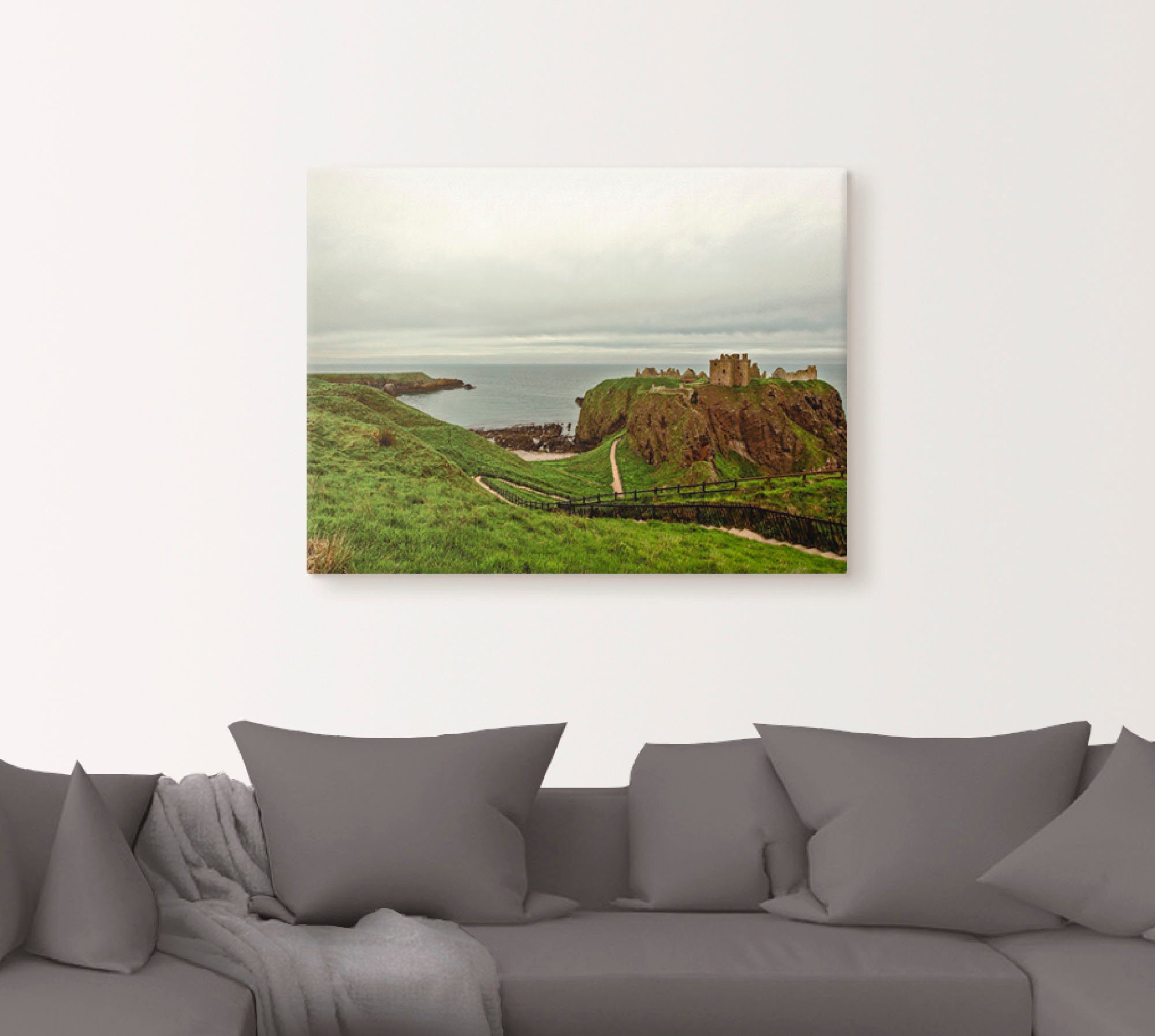 Artland Wandbild »Historisches Schottland«, Europa (1 Stück), in vielen Größen & Produktarten -Leinwandbild, Poster, Wandaufkleber / Wandtattoo auch für Badezimmer geeignet-kaufen
