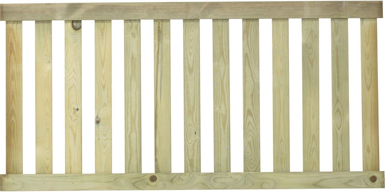 PLUS Zaun Plus Vorgartenzaun Ligno druckimprägniert 150 x 73