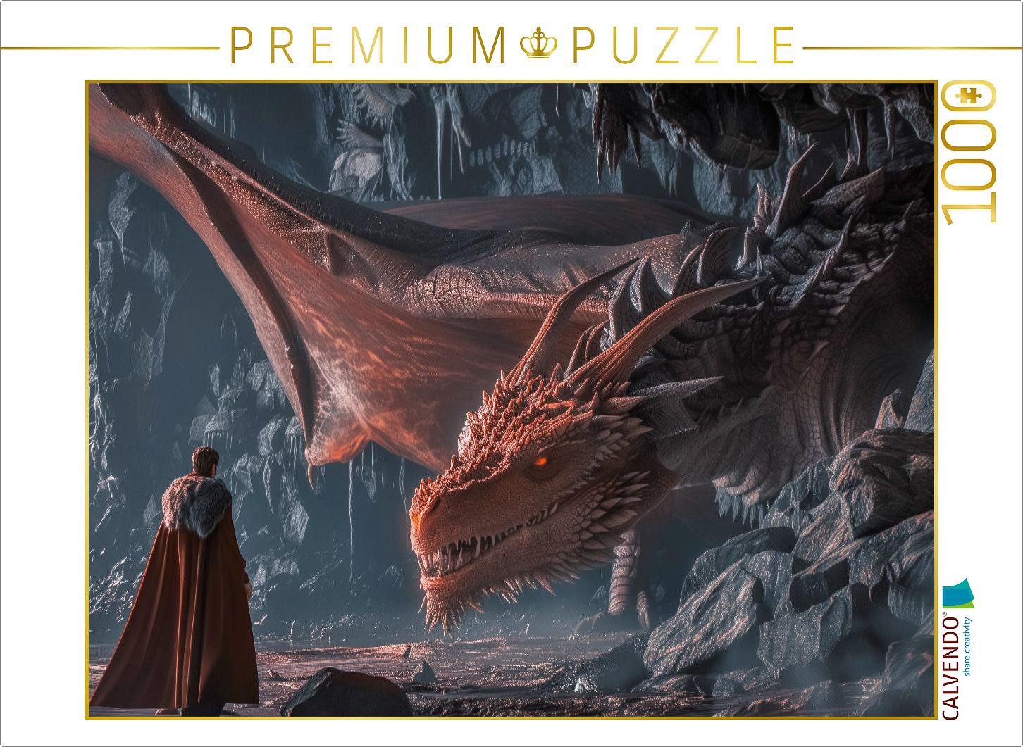 Puzzle CALVENDO Puzzle Ein Motiv aus dem Kalender Drachenhüter, 1000 Teile L
