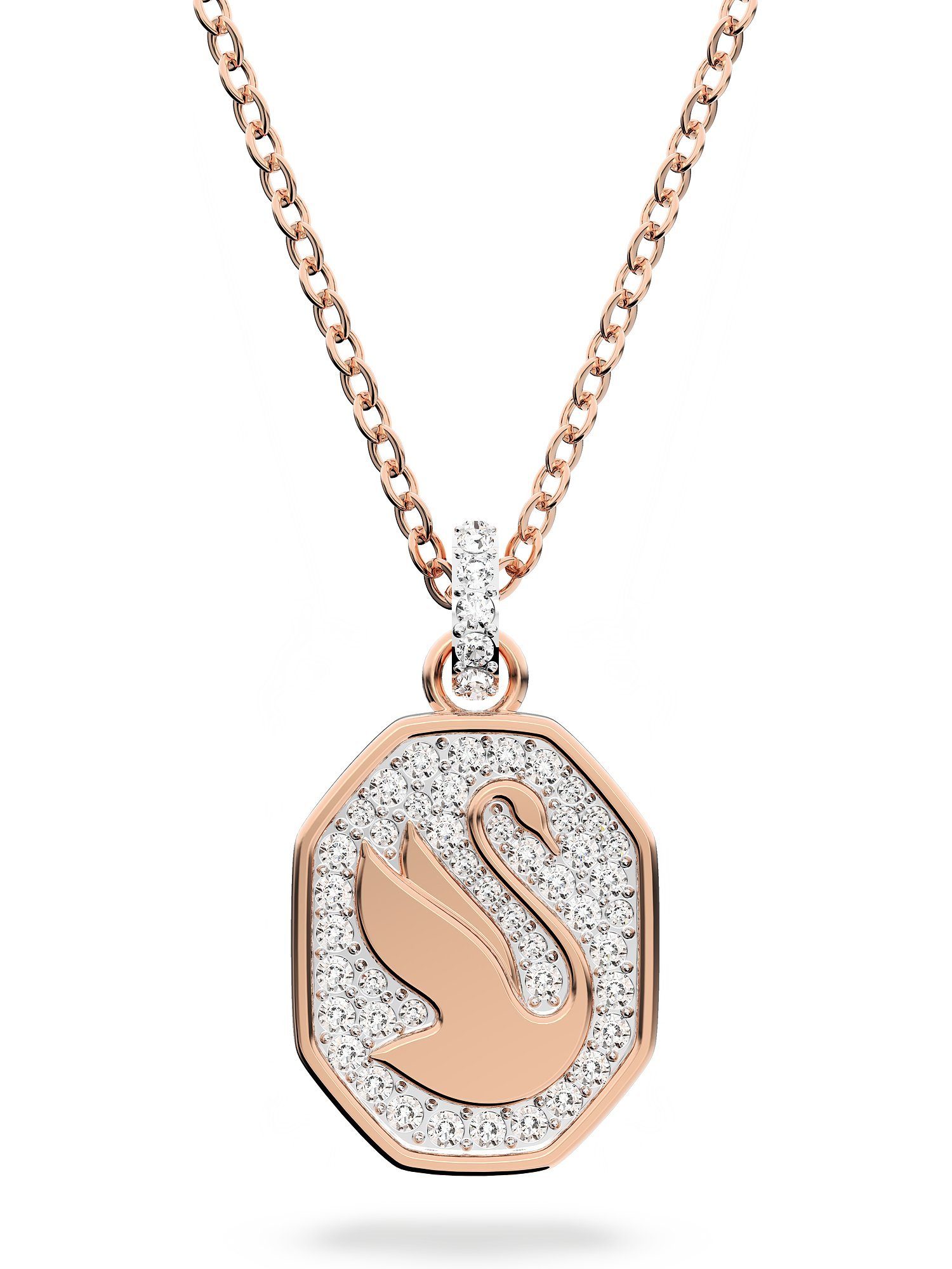 Collier Swarovski Damen-Kette Metall Swarovski-Kristall