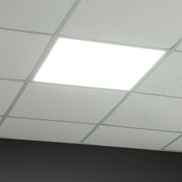 etc-shop LED Panel, LED-Leuchtmittel fest verbaut, Kaltweiß, Tageslichtweiß, LED Einbaustrahler flach LED Einbaupanel
