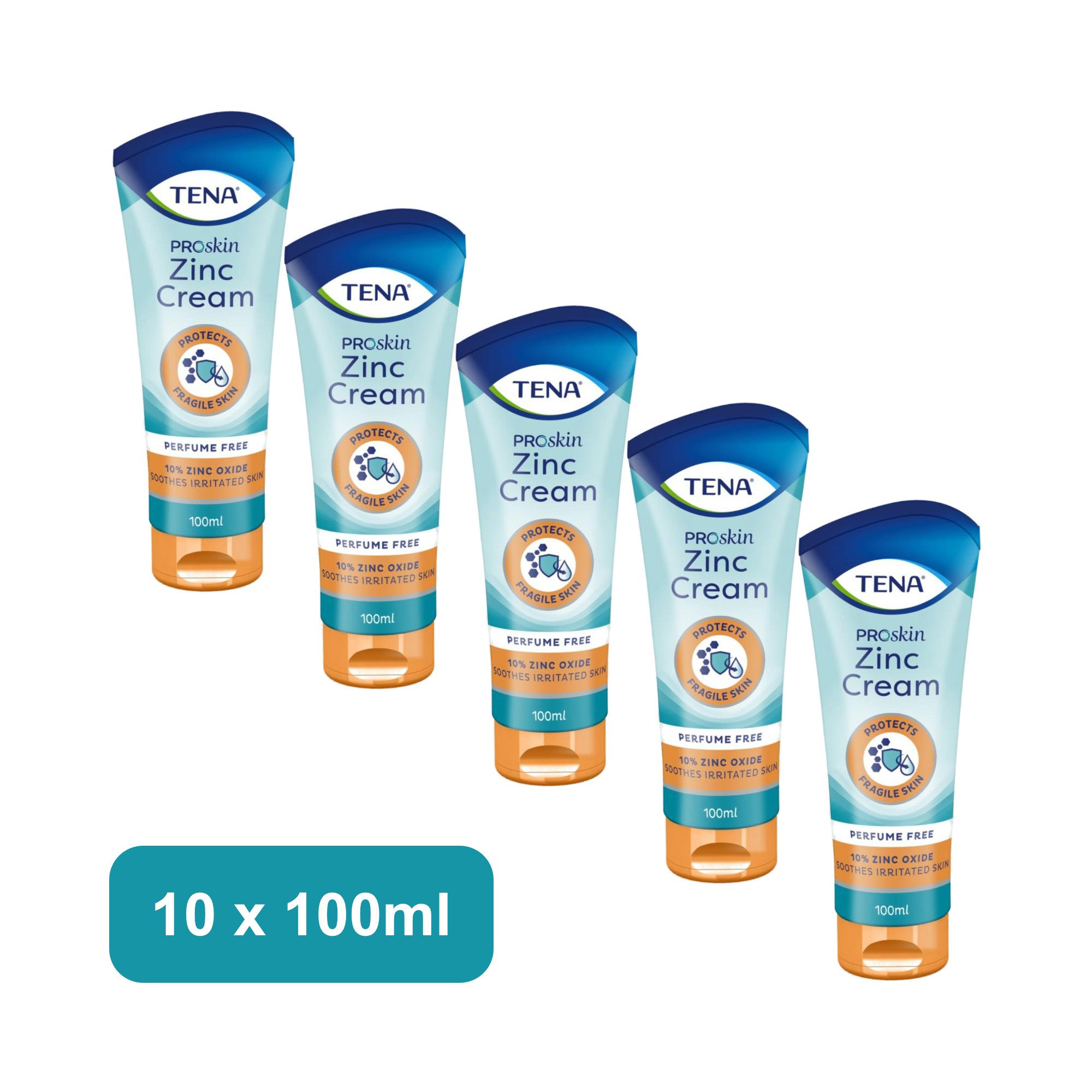 TENA Körperpflegemittel TENA ProSkin - Zink Cream, 10-tlg.