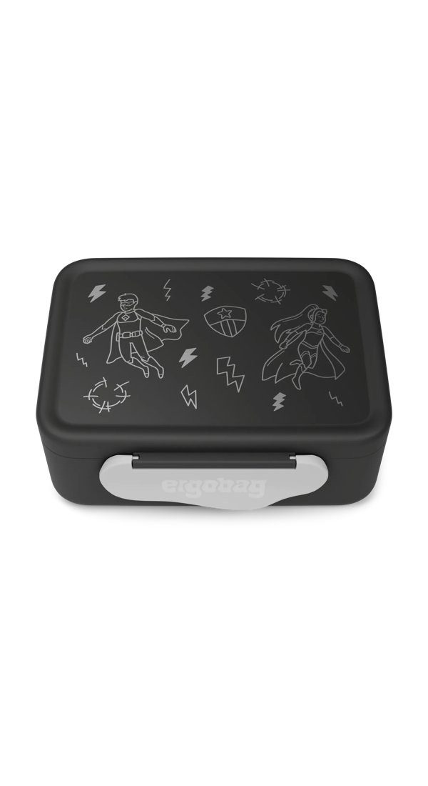 ergobag Lunchbox Brotdose, Kunststoff, (Brotdose, 1-tlg., 1x Brotdose), spülmaschinengeeignet bis 45 Grad, Handwäsche empfohlen