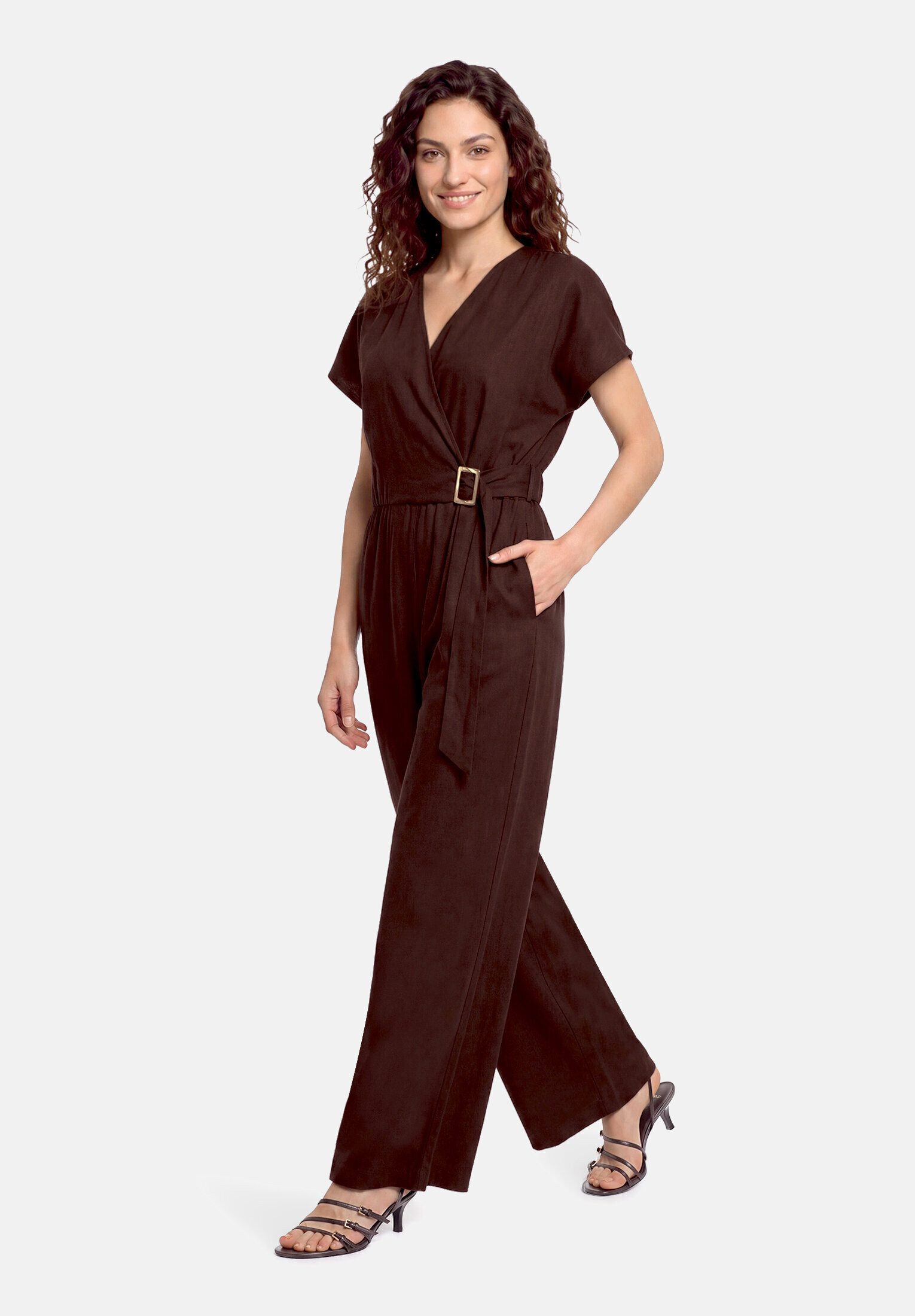 Cartoon Overall Damen mit Schnalle (1-tlg)