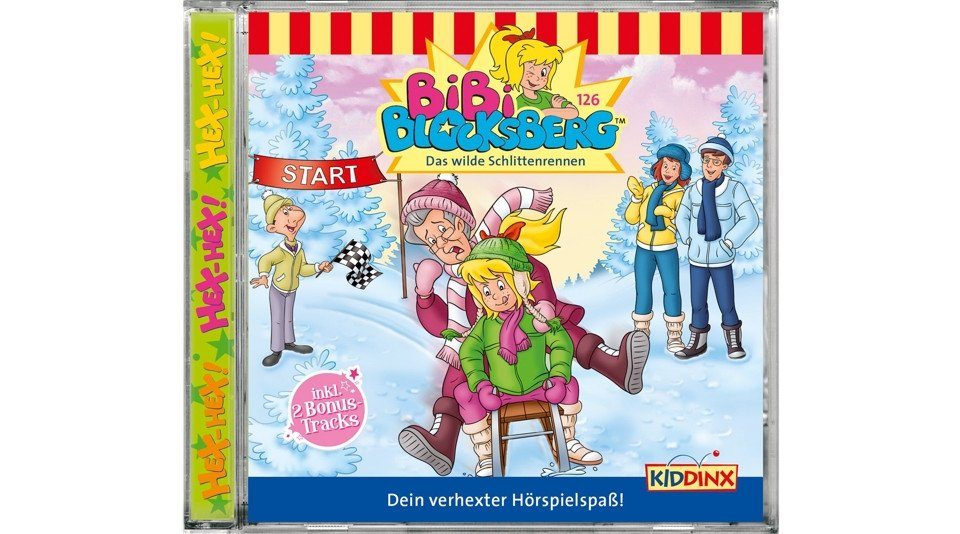 Hörspiel-CD Bibi Blocksberg 126 - Das wilde Schlittenrennen