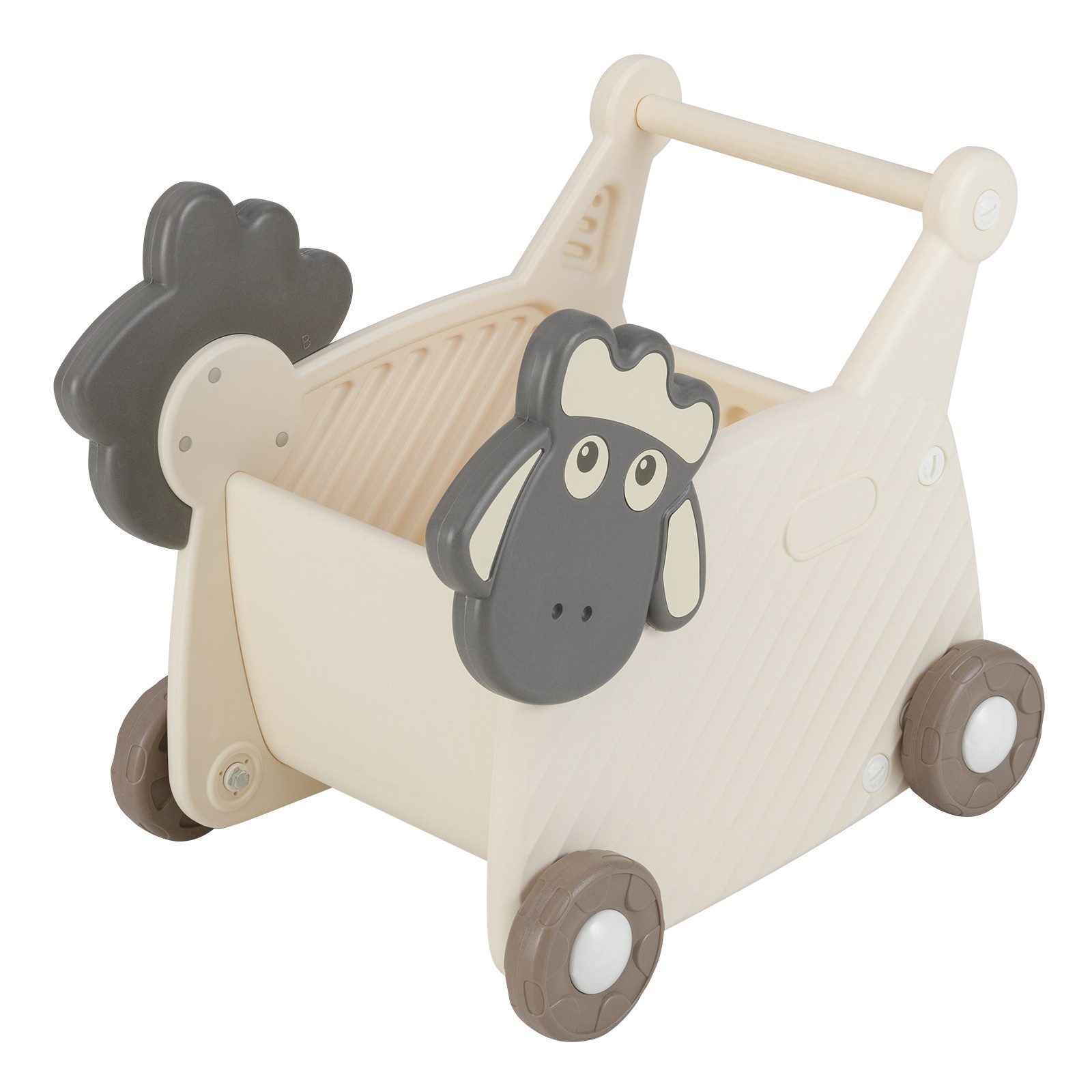 COSTWAY Lauflernwagen, 18L Lauflernhilfe mit Rädern