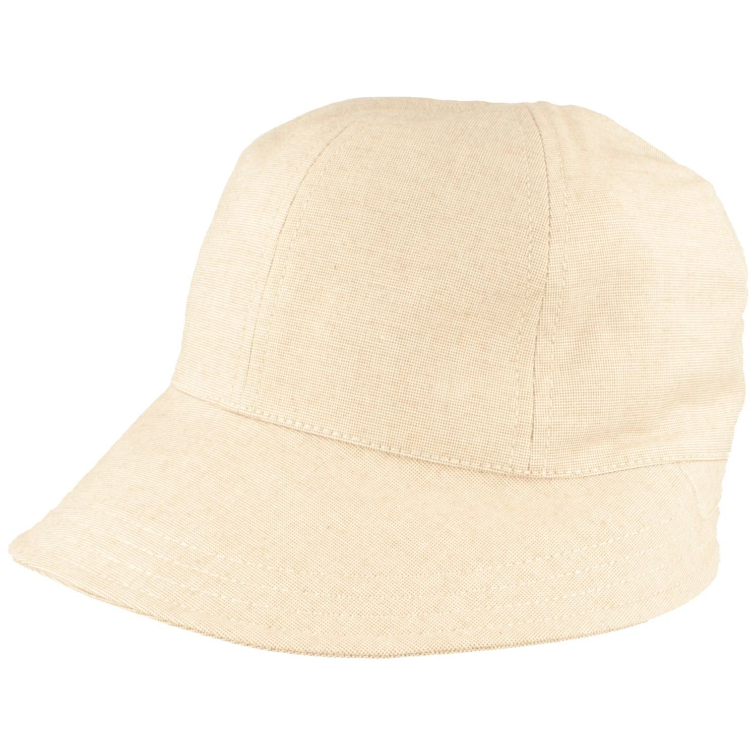 Mayser Baseball Cap Lilly leichte Baumwoll-Schute mit UV-Schutz 80 3727 braun